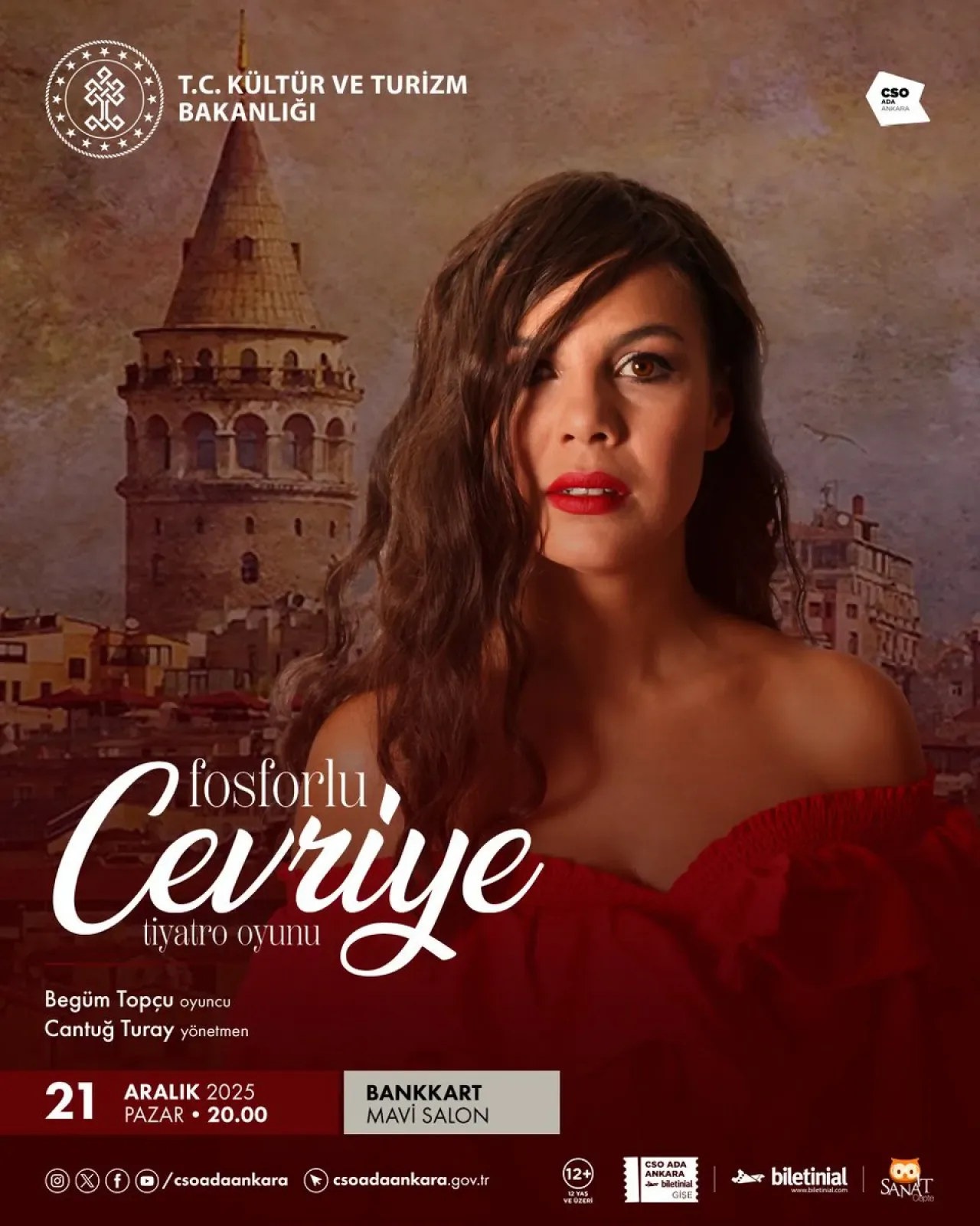 Fosforlu Cevriye'nin Büyülü Hikayesi Ankara'da Sahneleniyor Fosforlu Cevriye'nin Büyülü Hikayesi Ankara'da Sahneleniyor