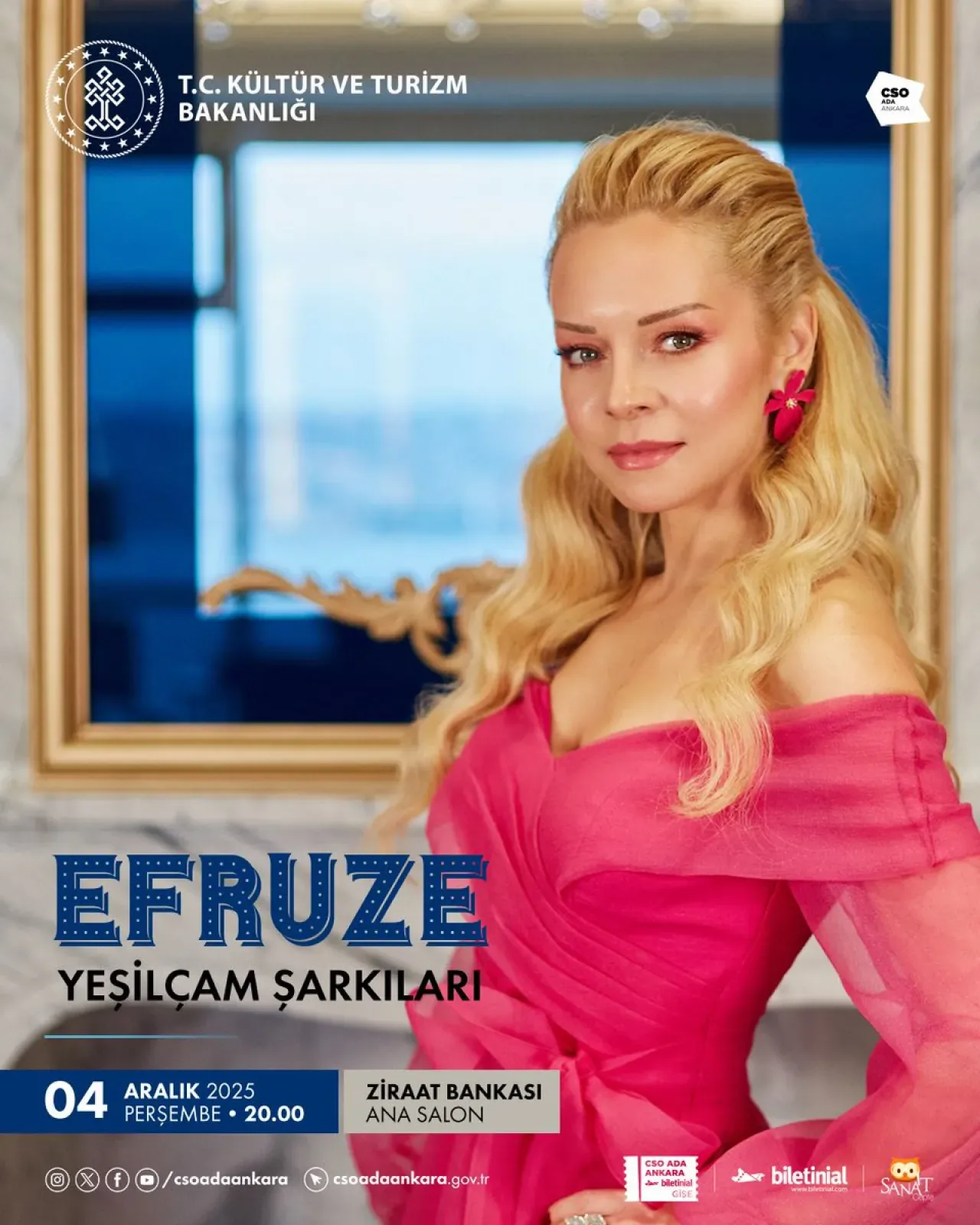 Efruze, Türk Sanat Müziği ve Yeşilçam Şarkılarıyla Ziraat Bankası Ana Salon'da Sahne Alacak Efruze, Türk Sanat Müziği ve Yeşilçam Şarkılarıyla Ziraat Bankası Ana Salon'da Sahne Alacak
