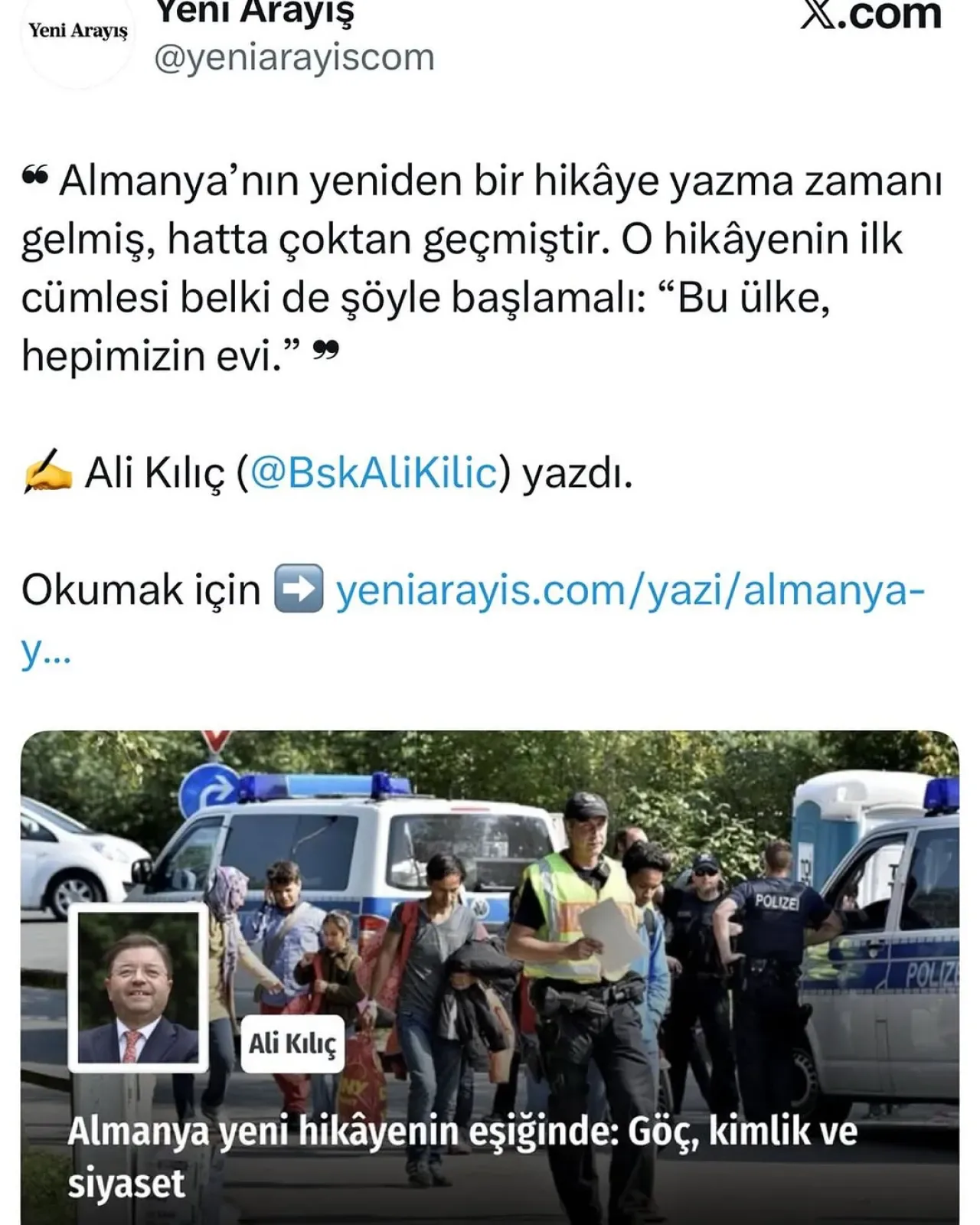 Maltepe Belediye Başkanı Ali Kılıç, Almanya'nın Tarihi Sınavına İlişkin Değerlendirmelerini Paylaştı Maltepe Belediye Başkanı Ali Kılıç, Almanya'nın Tarihi Sınavına İlişkin Değerlendirmelerini Paylaştı