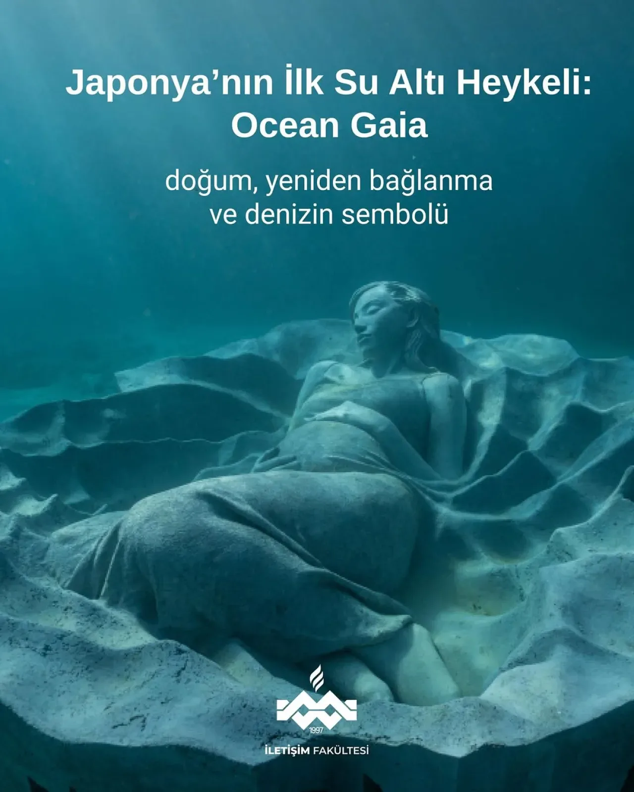 Japonya'nın Derinliklerinde Yeni Bir Su Altı Heykeli: Ocean Gaia Japonya'nın Derinliklerinde Yeni Bir Su Altı Heykeli: Ocean Gaia