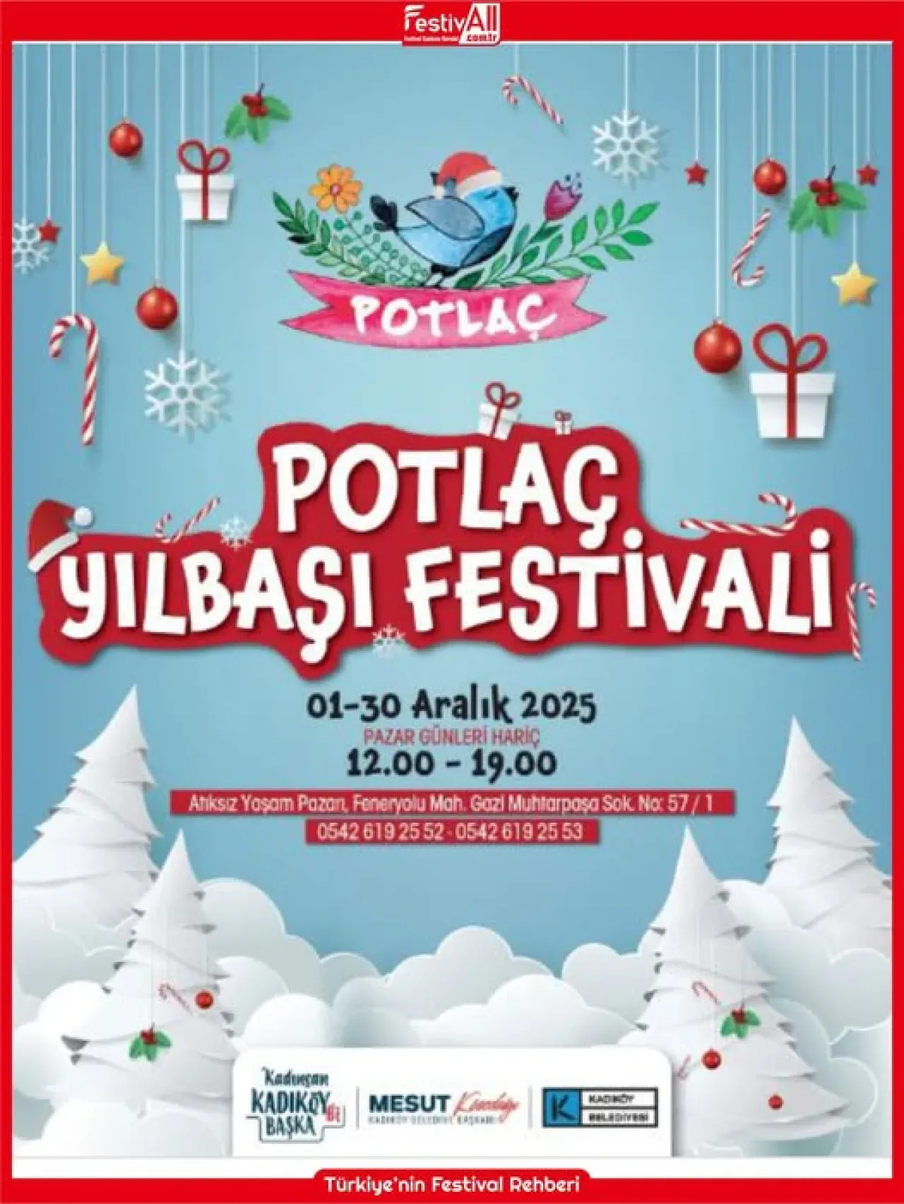 Potlaç Atıksız Yaşam Pazarı'nda Yılbaşı Festivali: Kadıköy'de 30 Aralık'ta Buluşuyoruz Potlaç Atıksız Yaşam Pazarı'nda Yılbaşı Festivali: Kadıköy'de 30 Aralık'ta Buluşuyoruz