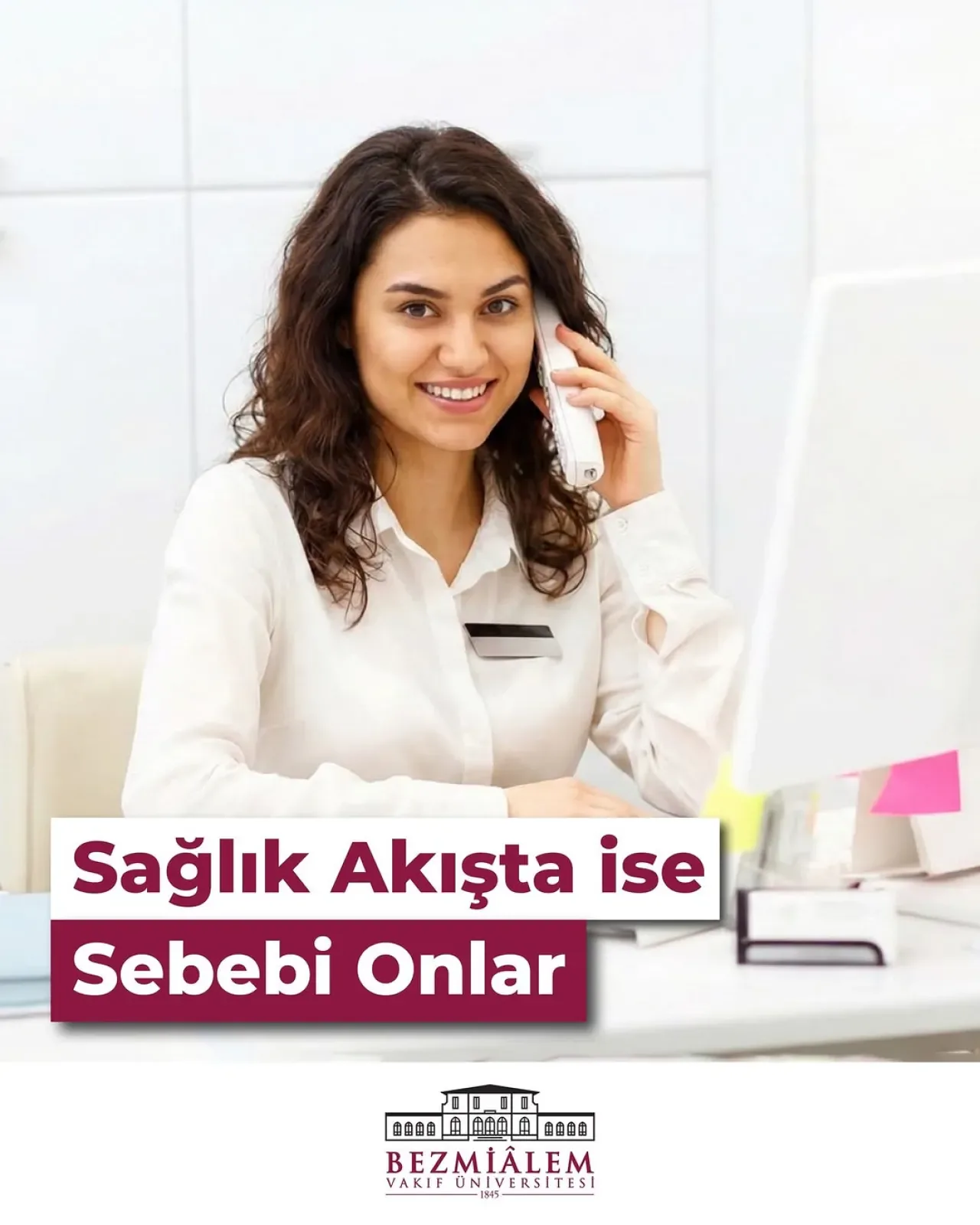 Bezmialem Vakıf Üniversitesi'nden Tıbbi Sekreterler Günü Mesajı Bezmialem Vakıf Üniversitesi'nden Tıbbi Sekreterler Günü Mesajı