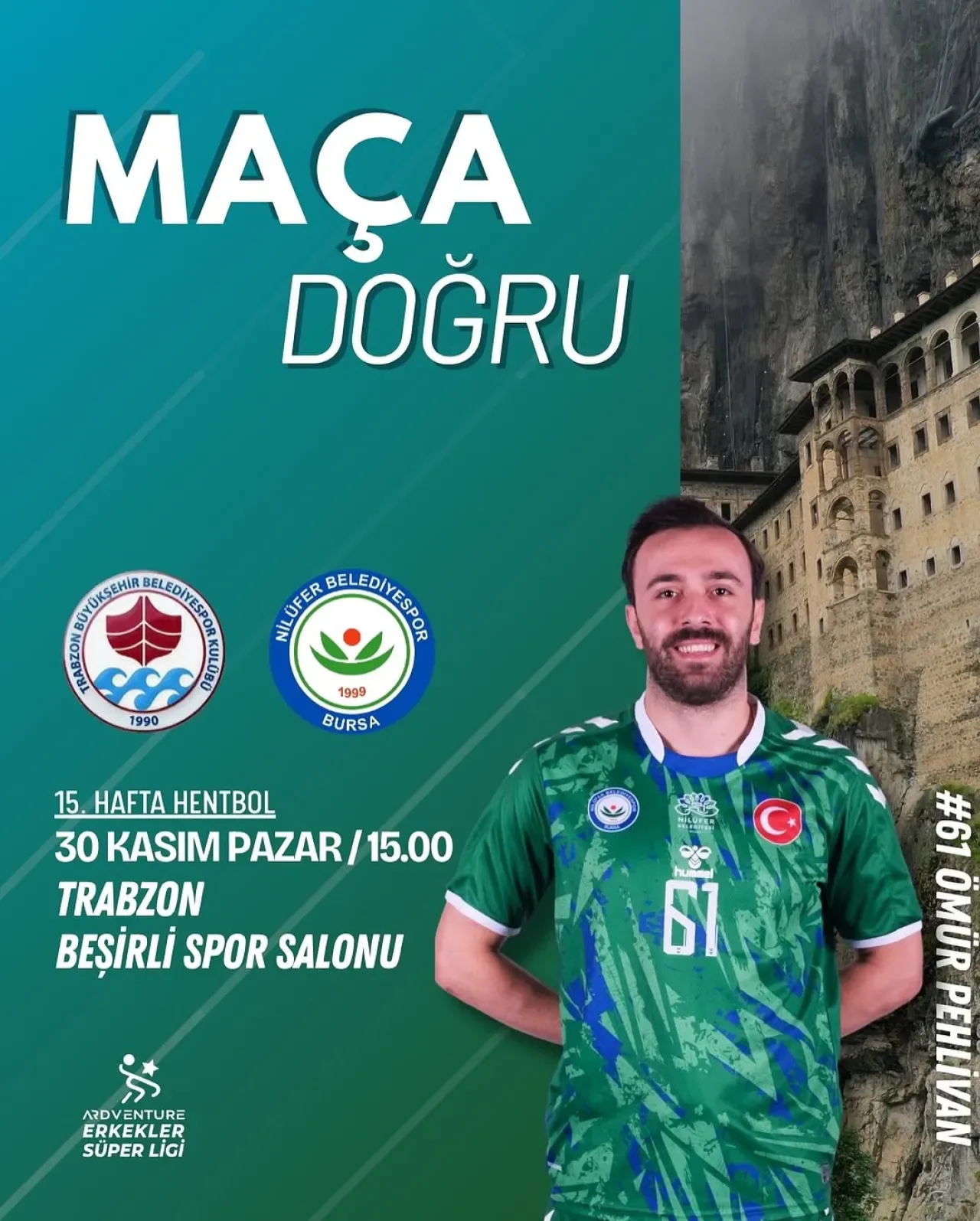 Nilüfer Belediyespor Hentbol Takımı, Trabzon'da Zorlu Mücadeleye Hazırlanıyor Nilüfer Belediyespor Hentbol Takımı, Trabzon'da Zorlu Mücadeleye Hazırlanıyor