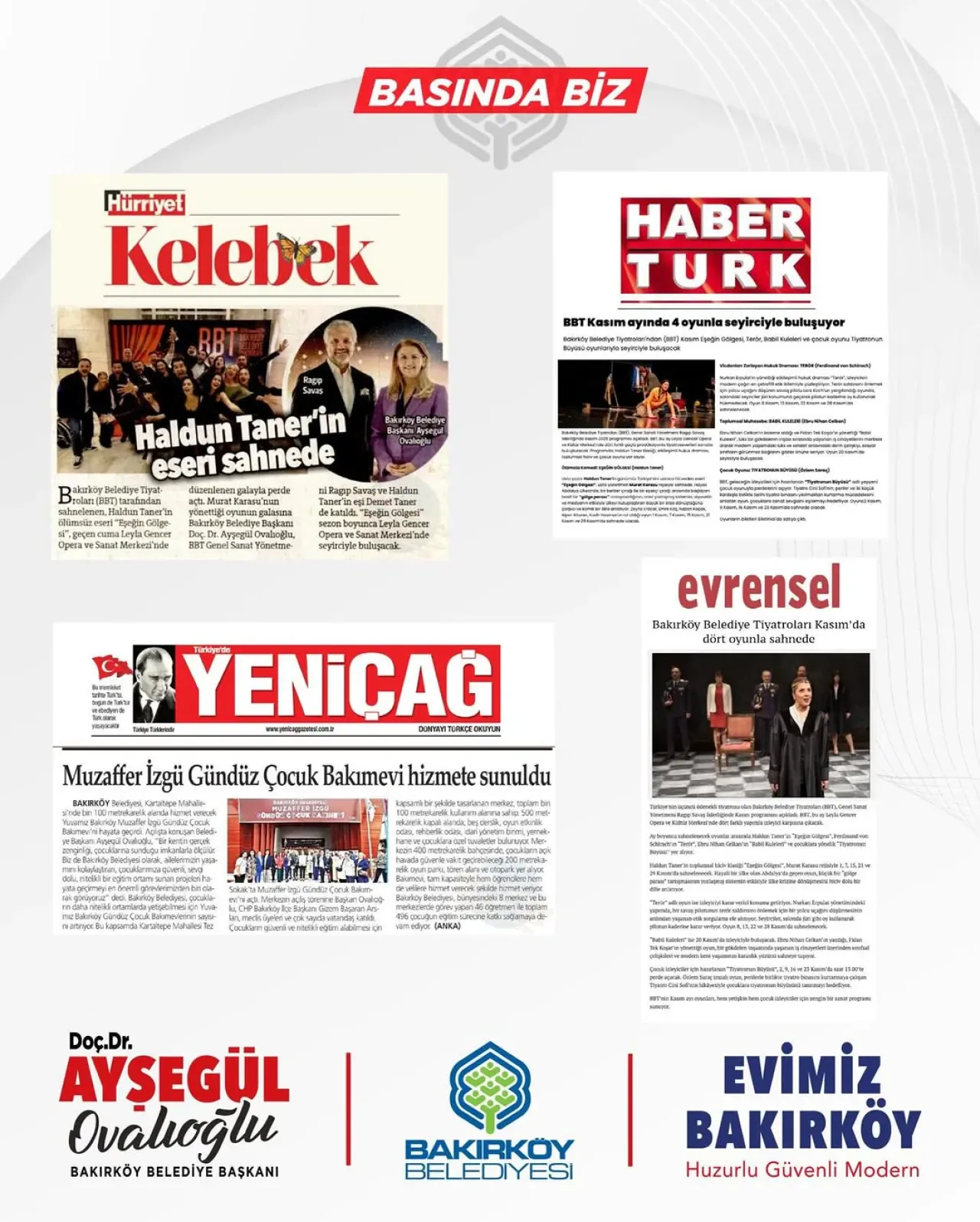 Bakırköy Belediyesi, Kasım Ayında Tiyatro ve Eğitim Hamleleriyle Hizmete Devam Etti Bakırköy Belediyesi, Kasım Ayında Tiyatro ve Eğitim Hamleleriyle Hizmete Devam Etti