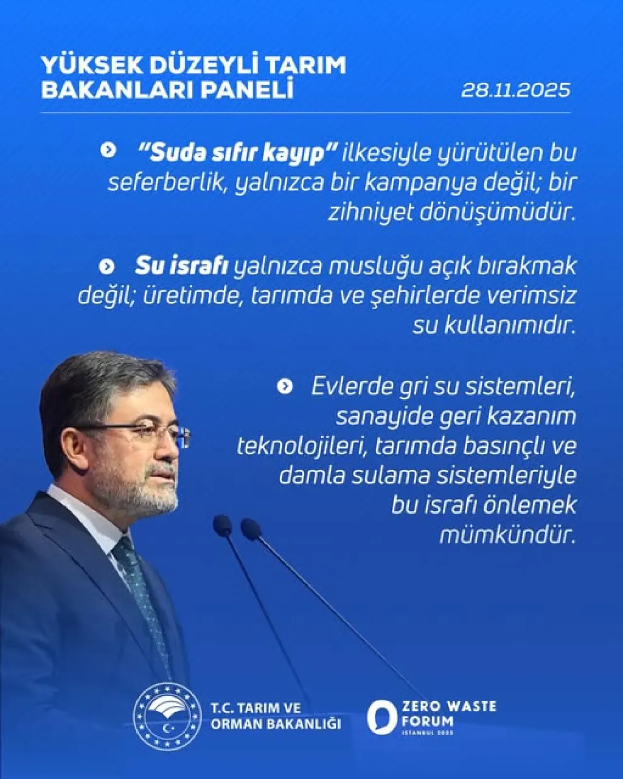 Sıfır Su Kaybı Seferberliği: Tarımda Zihniyet Dönüşümü Başlıyor Sıfır Su Kaybı Seferberliği: Tarımda Zihniyet Dönüşümü Başlıyor