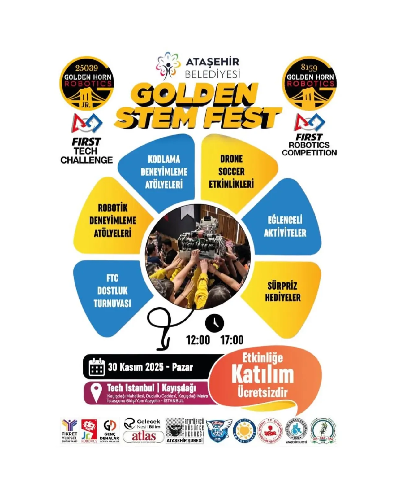 Ataşehir'de Çocuklar ve Gençler İçin Ücretsiz STEM Bilim Festivali Düzenleniyor Ataşehir'de Çocuklar ve Gençler İçin Ücretsiz STEM Bilim Festivali Düzenleniyor