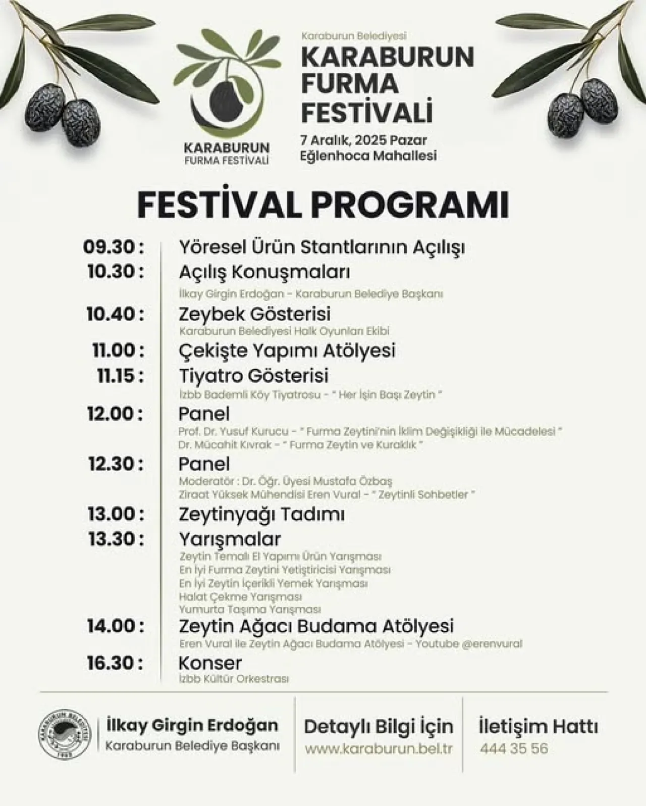 Karaburun'da Geleneksel Furma Zeytini Festivali 7 Aralık'ta Düzenleniyor Karaburun'da Geleneksel Furma Zeytini Festivali 7 Aralık'ta Düzenleniyor