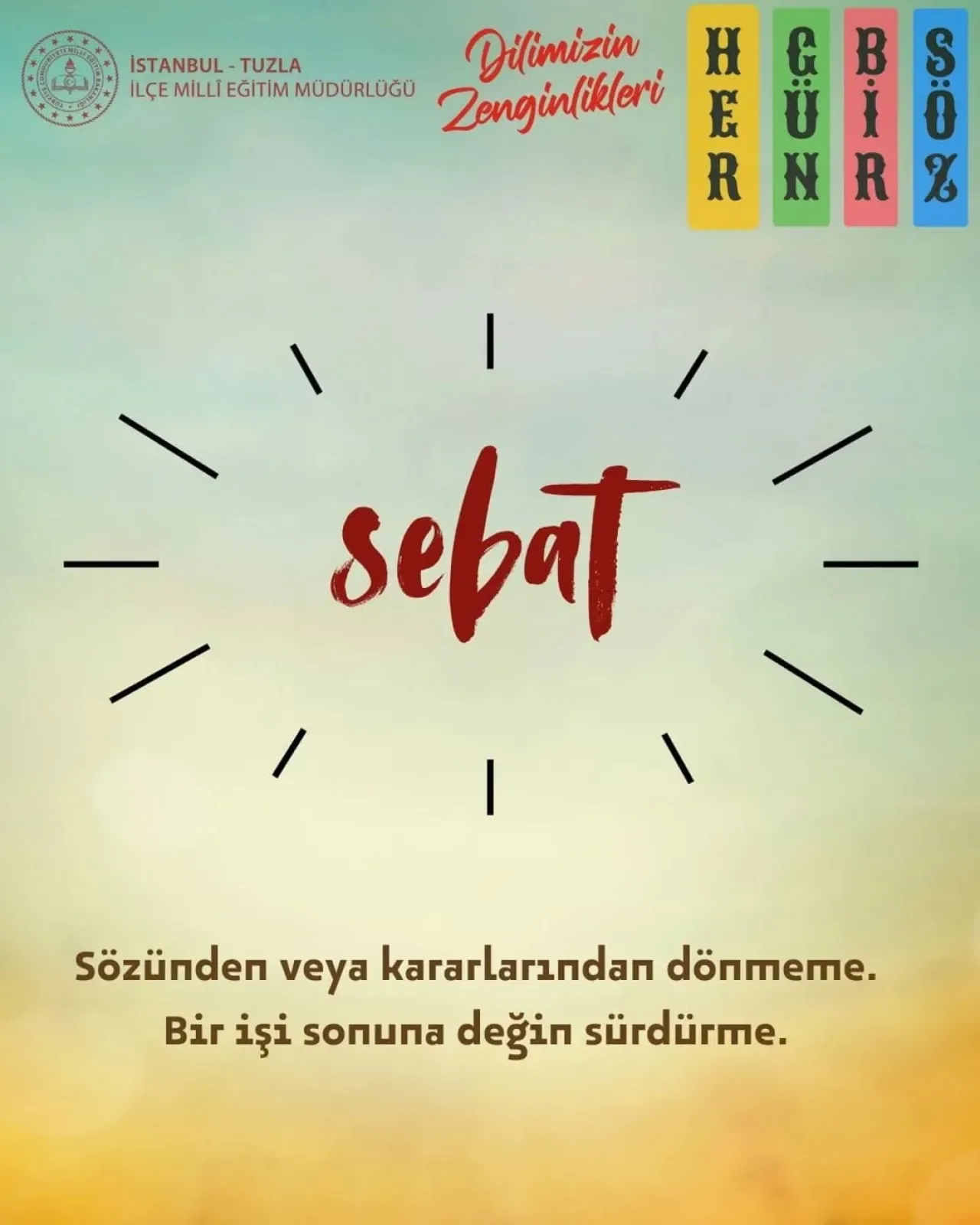 İstanbul Tuzla'da Öğrencilere "Sebat" Kelimesiyle Motivasyon İstanbul Tuzla'da Öğrencilere "Sebat" Kelimesiyle Motivasyon
