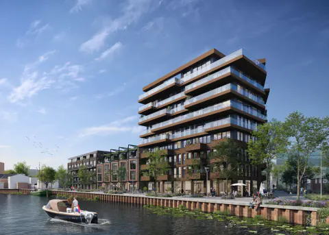Schiedam Belediyesi'nden Nieuwe Waterwegstraat'ta Yeni İmar Hamlesi