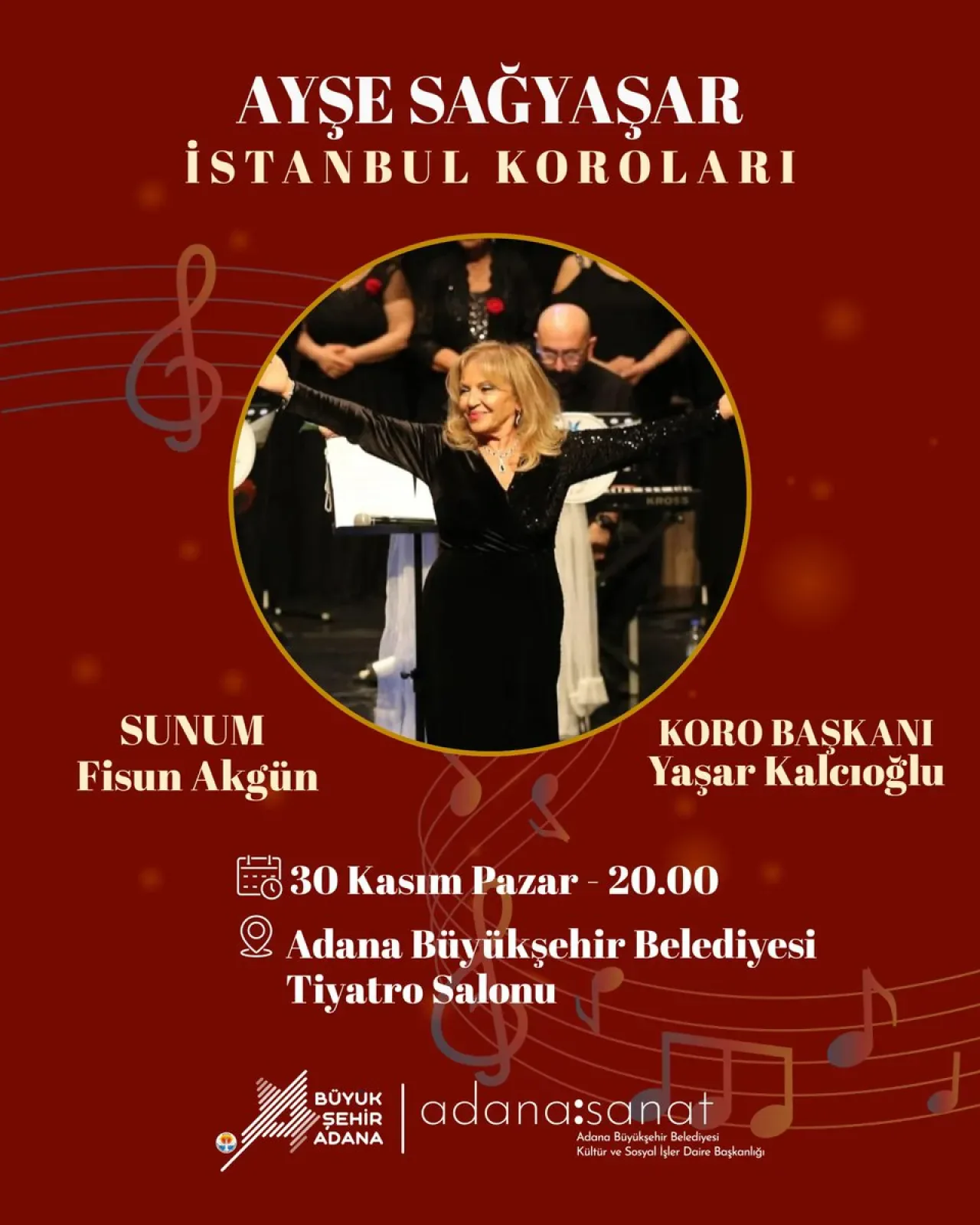 Ayşe Sağyaşar, Adana'da Türk Müziği Konseri Verecek Ayşe Sağyaşar, Adana'da Türk Müziği Konseri Verecek
