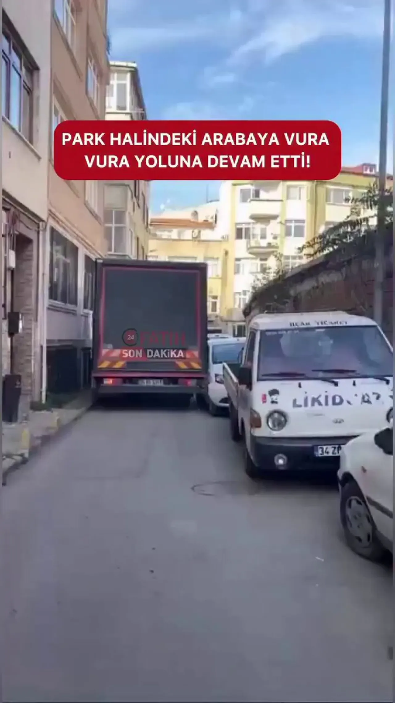 İstanbul'da Kamyonet Zincirleme Kazaya Neden Oldu, Olay Yerinden Kaçtı İstanbul'da Kamyonet Zincirleme Kazaya Neden Oldu, Olay Yerinden Kaçtı