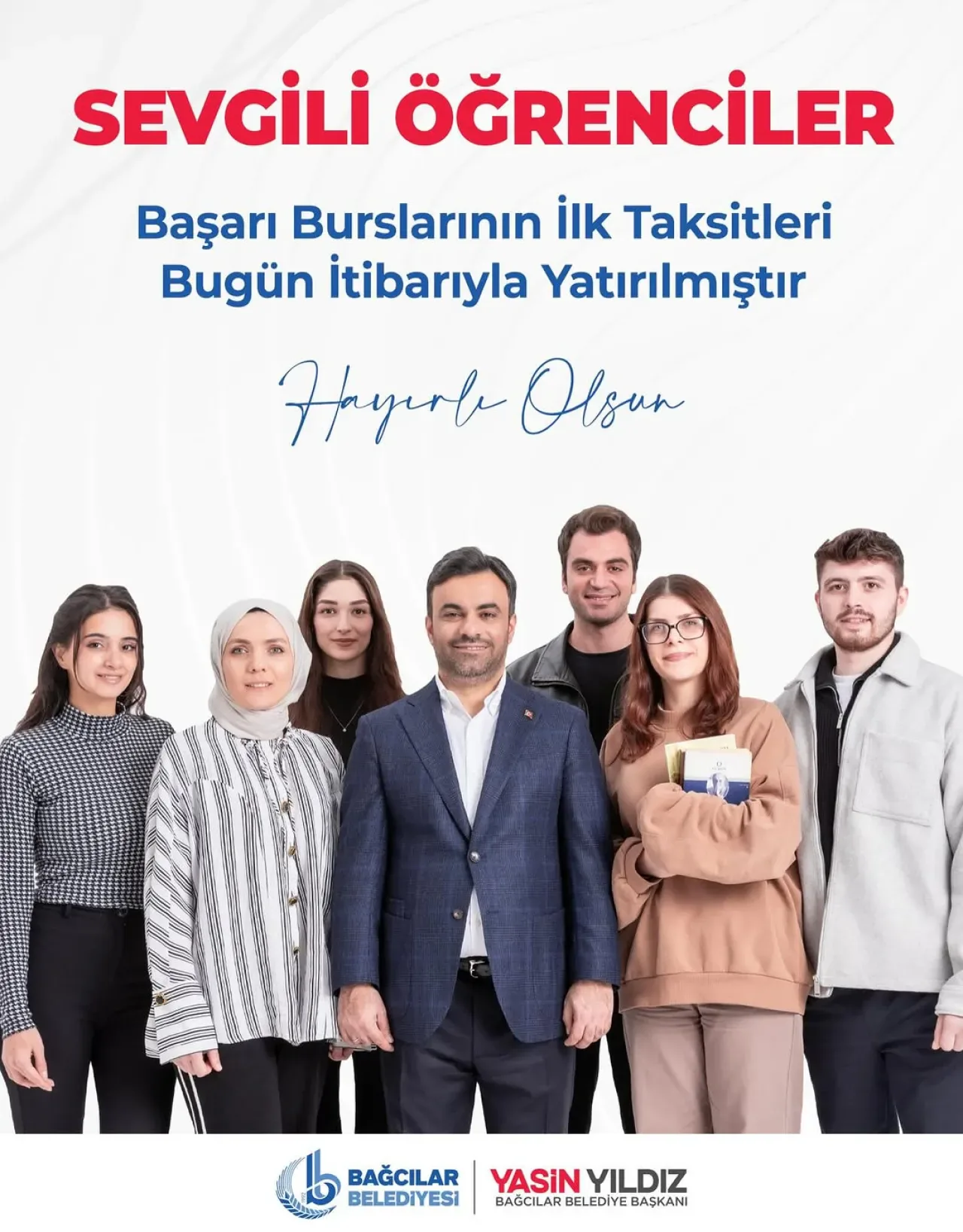 Bağcılar Belediyesi'nden Öğrencilere 6.000 TL Başarı Bursu Bağcılar Belediyesi'nden Öğrencilere 6.000 TL Başarı Bursu