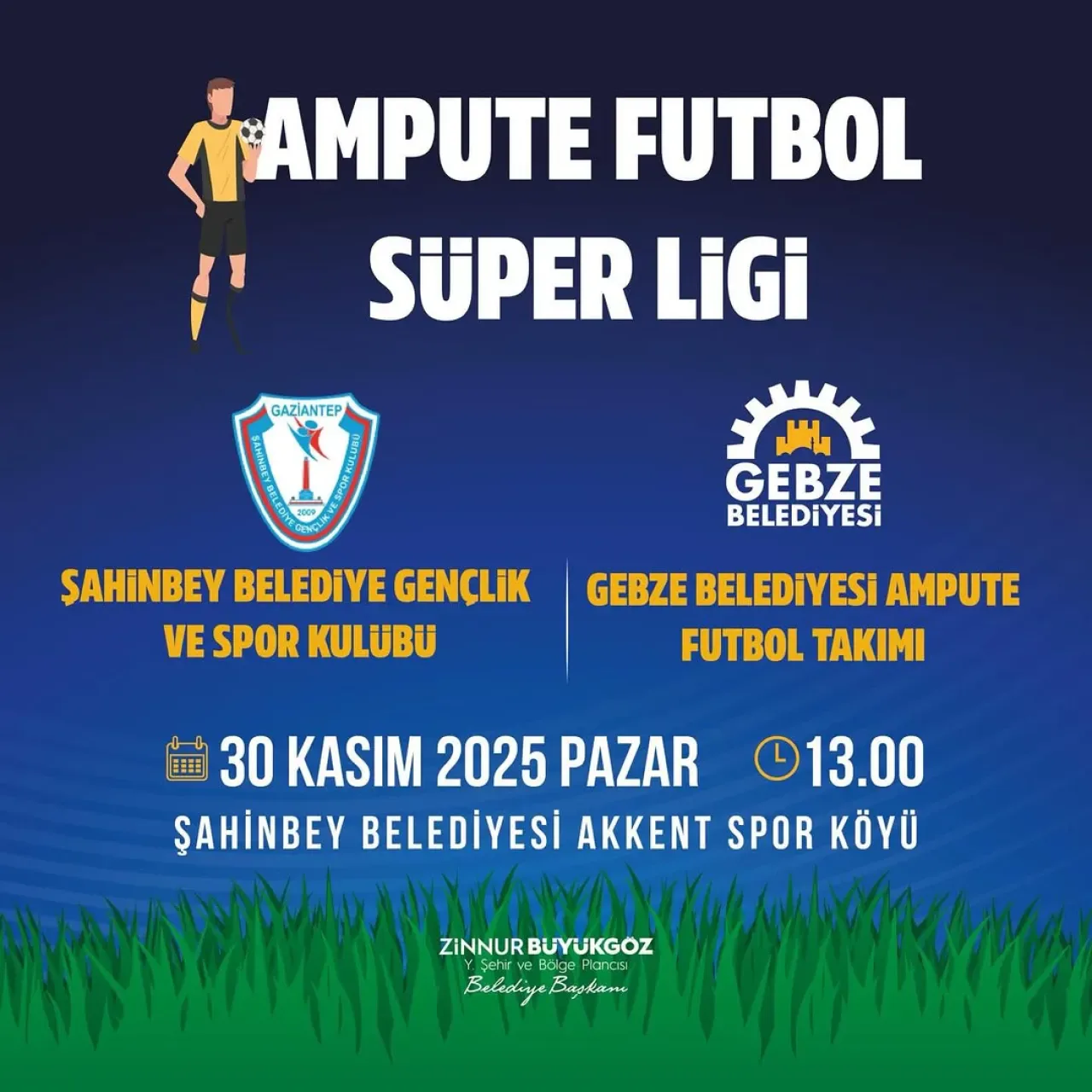 Gebze Belediyesi Ampute Futbol Takımı, Şahinbey deplasmanına hazırlanıyor Gebze Belediyesi Ampute Futbol Takımı, Şahinbey deplasmanına hazırlanıyor