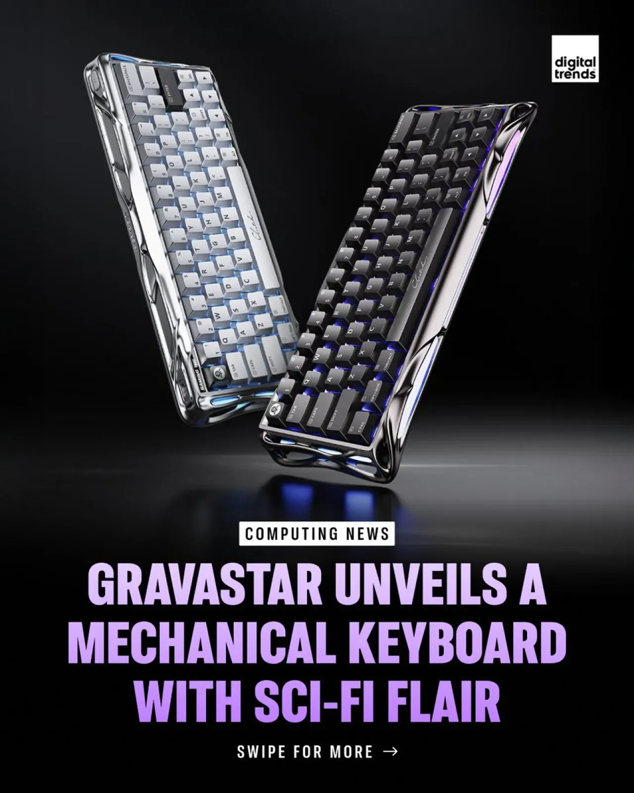 Gravastar Mercury V60 Pro: Bilim Kurgu Tasarımına Sahip Mekanik Klavye Gravastar Mercury V60 Pro: Bilim Kurgu Tasarımına Sahip Mekanik Klavye