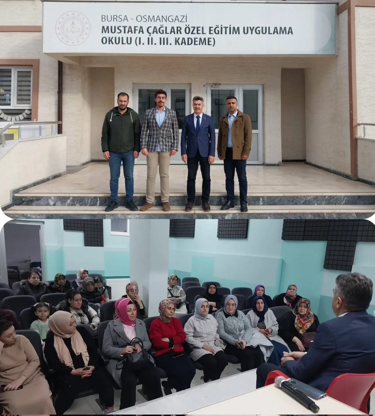 Bursa Osmangazi'de Mustafa Çağlar Özel Eğitim Okulu'na Ziyaret Bursa Osmangazi'de Mustafa Çağlar Özel Eğitim Okulu'na Ziyaret