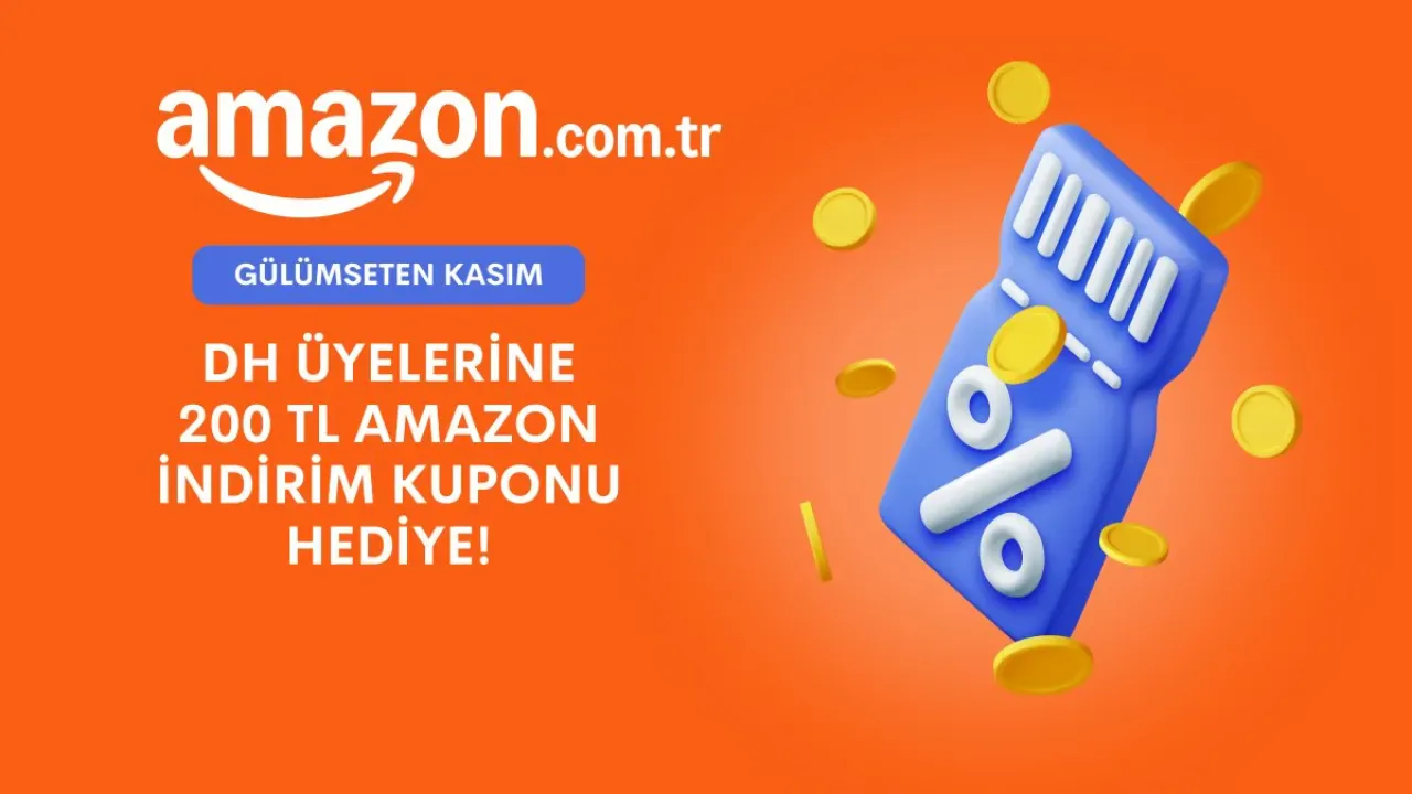 Donanım Haber'den 1.500 Kişiye 200 TL Amazon İndirim Kuponu Donanım Haber'den 1.500 Kişiye 200 TL Amazon İndirim Kuponu