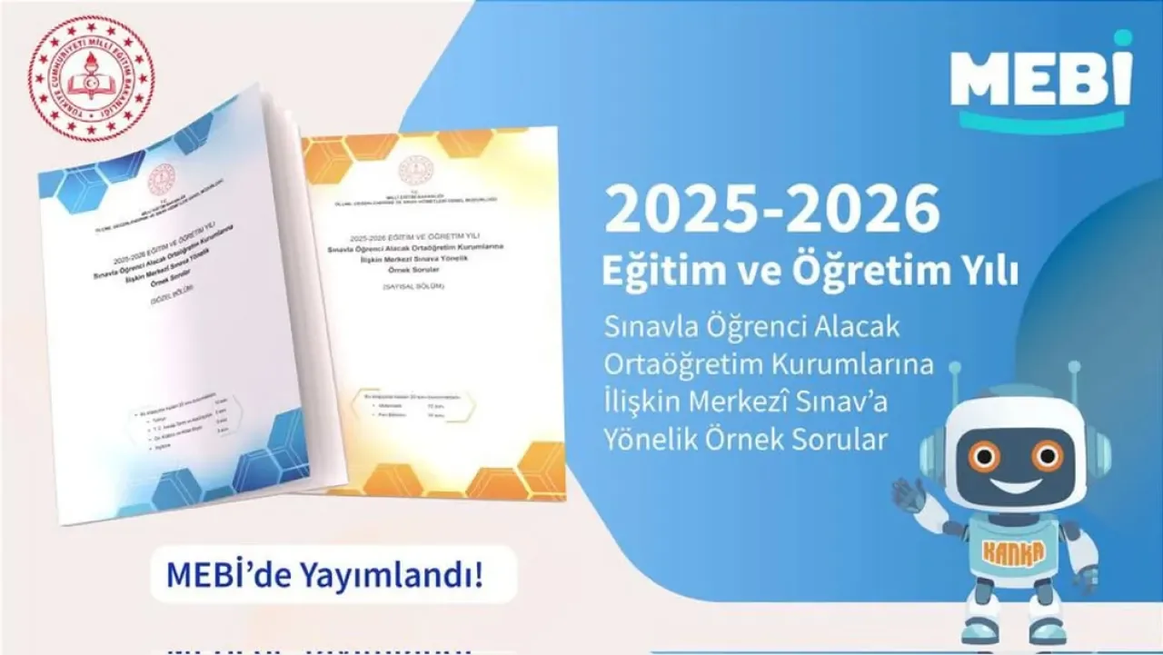 MEB, LGS Kasım Ayı Örnek Sorularını Yayımladı MEB, LGS Kasım Ayı Örnek Sorularını Yayımladı