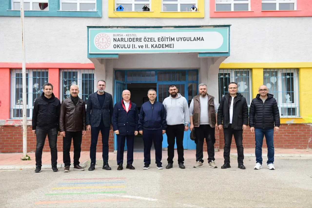 Bursa Kestel'de Özel Eğitim Okulu Ziyareti ve Yeni Çalışmalar Planlandı Bursa Kestel'de Özel Eğitim Okulu Ziyareti ve Yeni Çalışmalar Planlandı