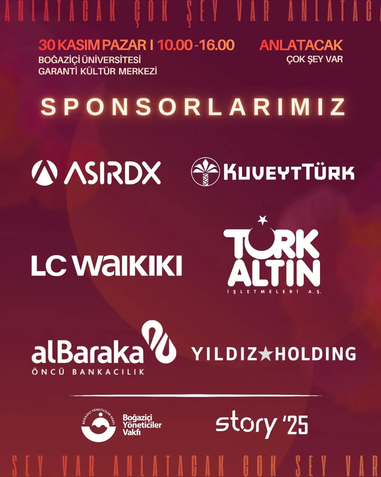 Boğaziçi Yöneticiler Vakfı, Story 25 Etkinliğini Gerçekleştirdi Boğaziçi Yöneticiler Vakfı, Story 25 Etkinliğini Gerçekleştirdi