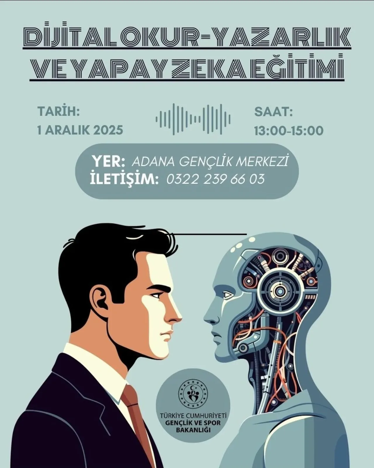 Adana Gençlik Merkezi'nde Dopdolu Bir Hafta: 5 Aralık Etkinlikleri Başlıyor Adana Gençlik Merkezi'nde Dopdolu Bir Hafta: 5 Aralık Etkinlikleri Başlıyor