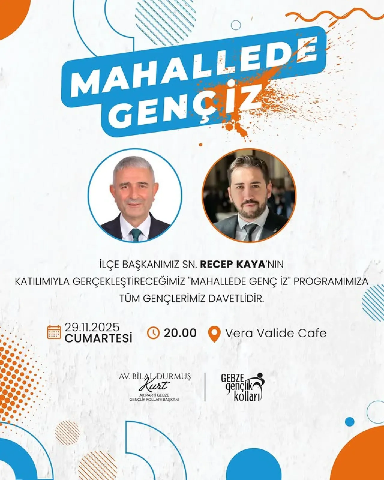 AK Parti Gebze Gençlik Kolları'ndan Mahallede Genç İz Programı AK Parti Gebze Gençlik Kolları'ndan Mahallede Genç İz Programı
