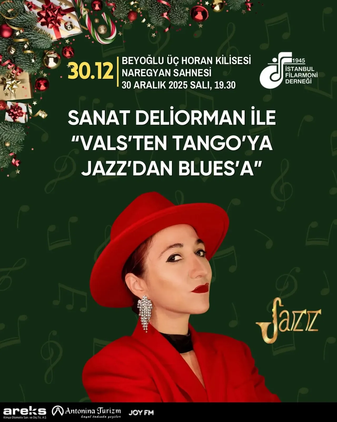 Sanat Deliorman'dan Vals, Tango, Caz ve Blues'a Özel Konser Sanat Deliorman'dan Vals, Tango, Caz ve Blues'a Özel Konser