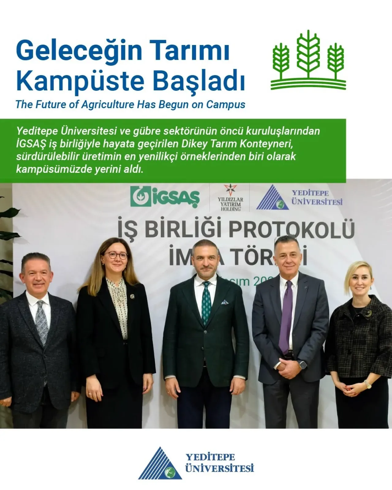 Yeditepe Üniversitesi'nde Geleceğin Tarımı: Dikey Tarım Konteyneri Projesi Yeditepe Üniversitesi'nde Geleceğin Tarımı: Dikey Tarım Konteyneri Projesi