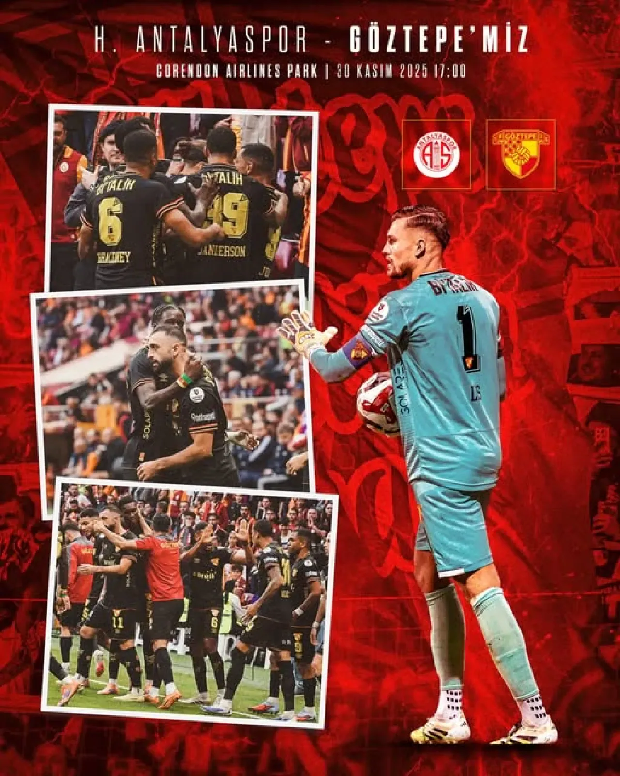Göztepe, 30 Kasım 2025 Tarihinde Saha Sahibi Olacak Göztepe, 30 Kasım 2025 Tarihinde Saha Sahibi Olacak
