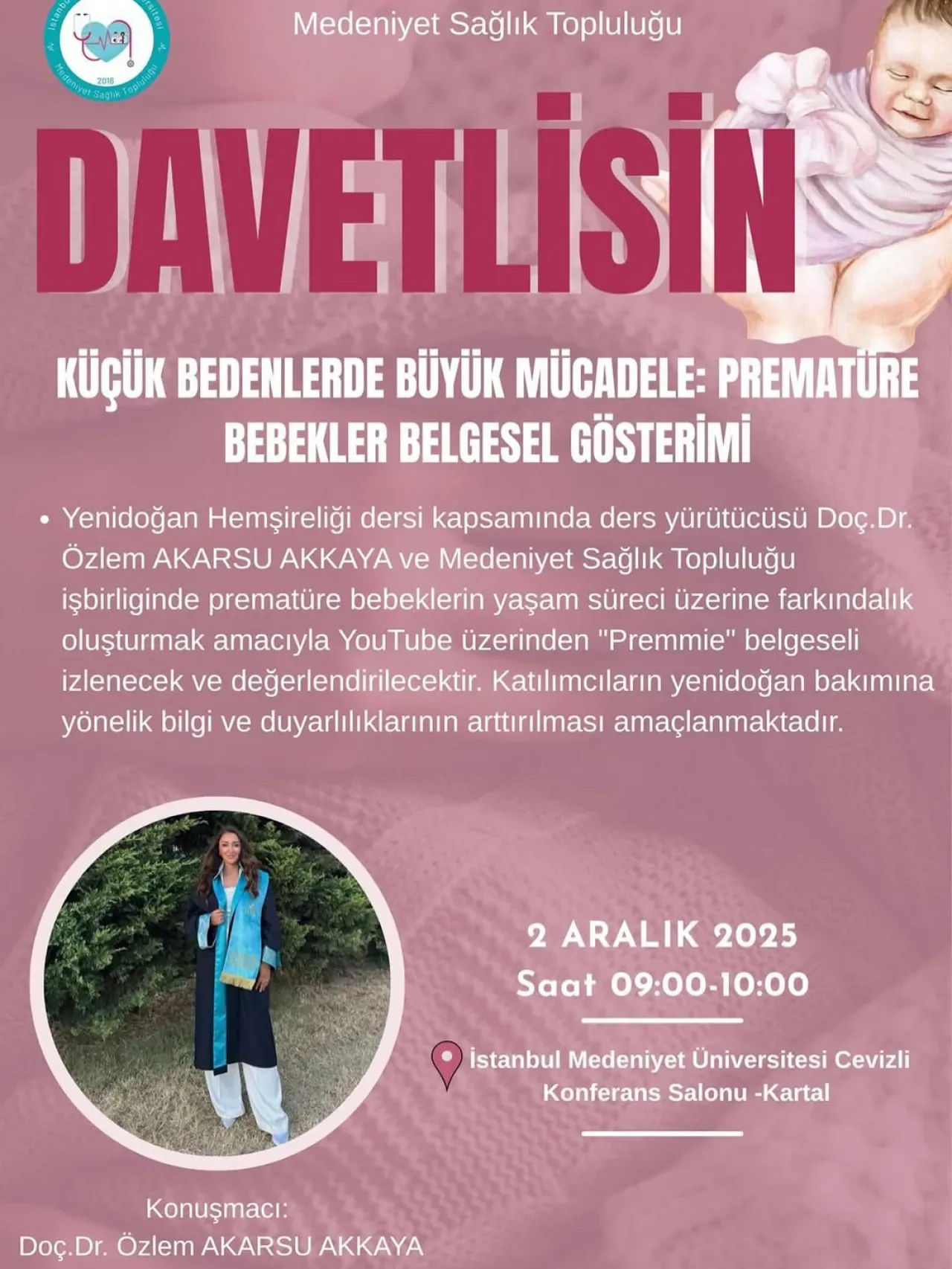 Prematüre Bebeklerin Mücadelesi Belgeselle Anlatılacak Prematüre Bebeklerin Mücadelesi Belgeselle Anlatılacak