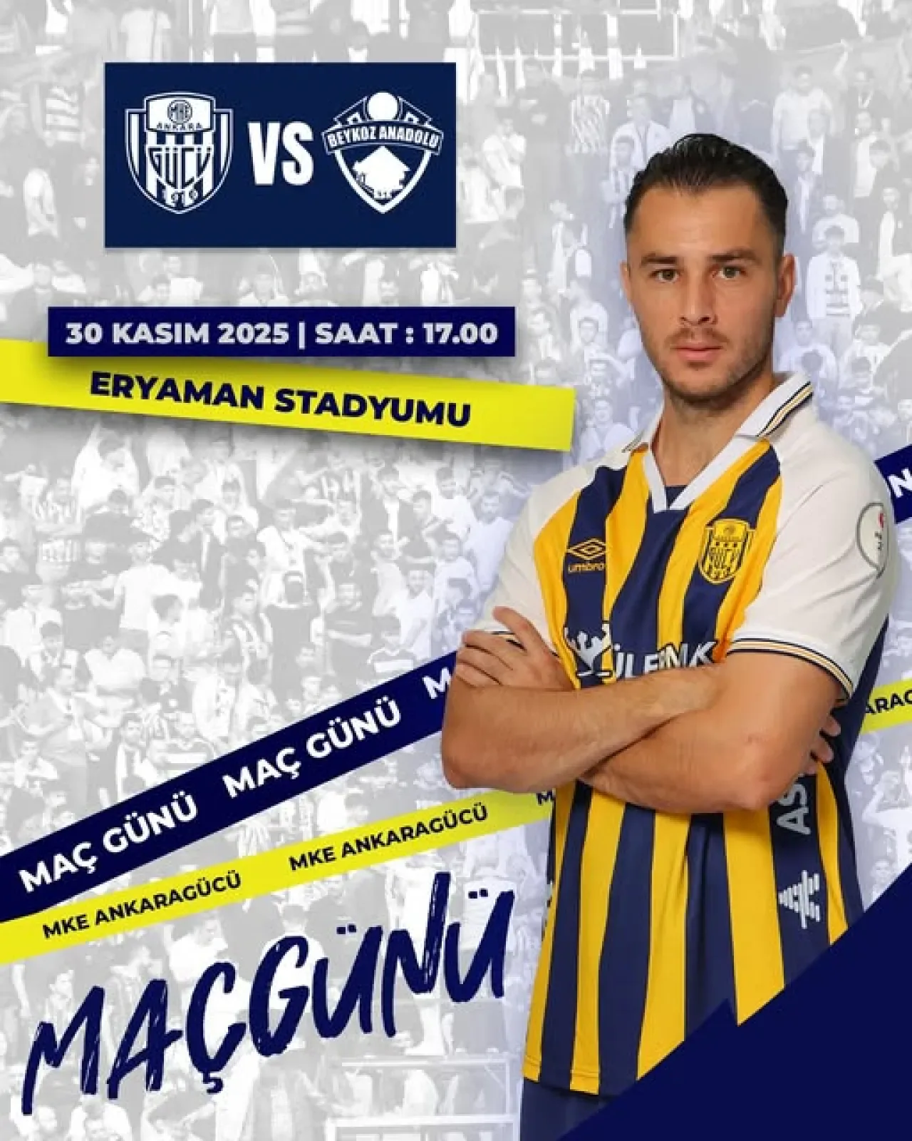MKE Ankaragücü, Beykoz Anadolu Spor'u Eryaman'da Konuk Edecek MKE Ankaragücü, Beykoz Anadolu Spor'u Eryaman'da Konuk Edecek