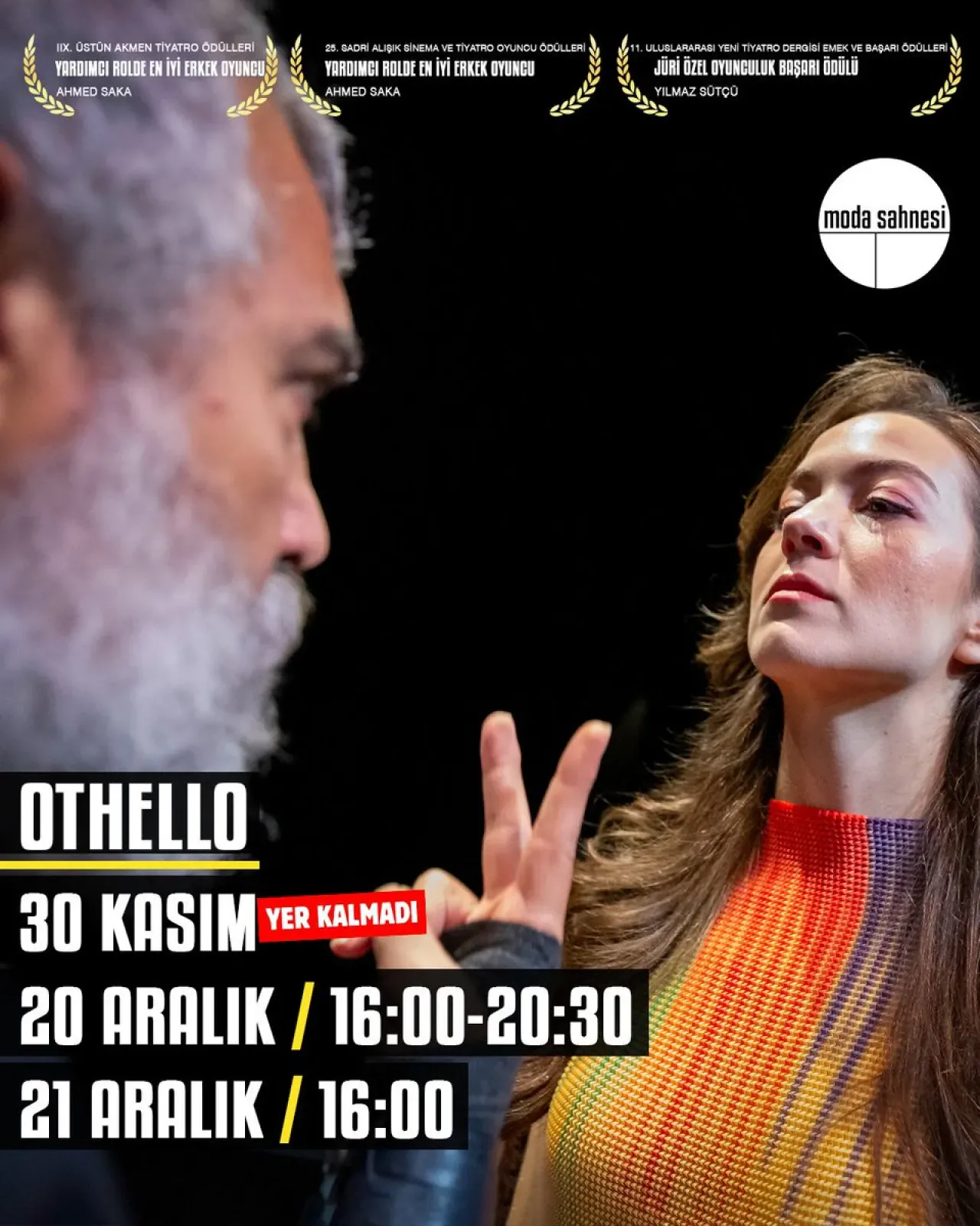 Moda Sahnesi'nde William Shakespeare'in Othello Oyunu Prömiyer Yapıyor Moda Sahnesi'nde William Shakespeare'in Othello Oyunu Prömiyer Yapıyor