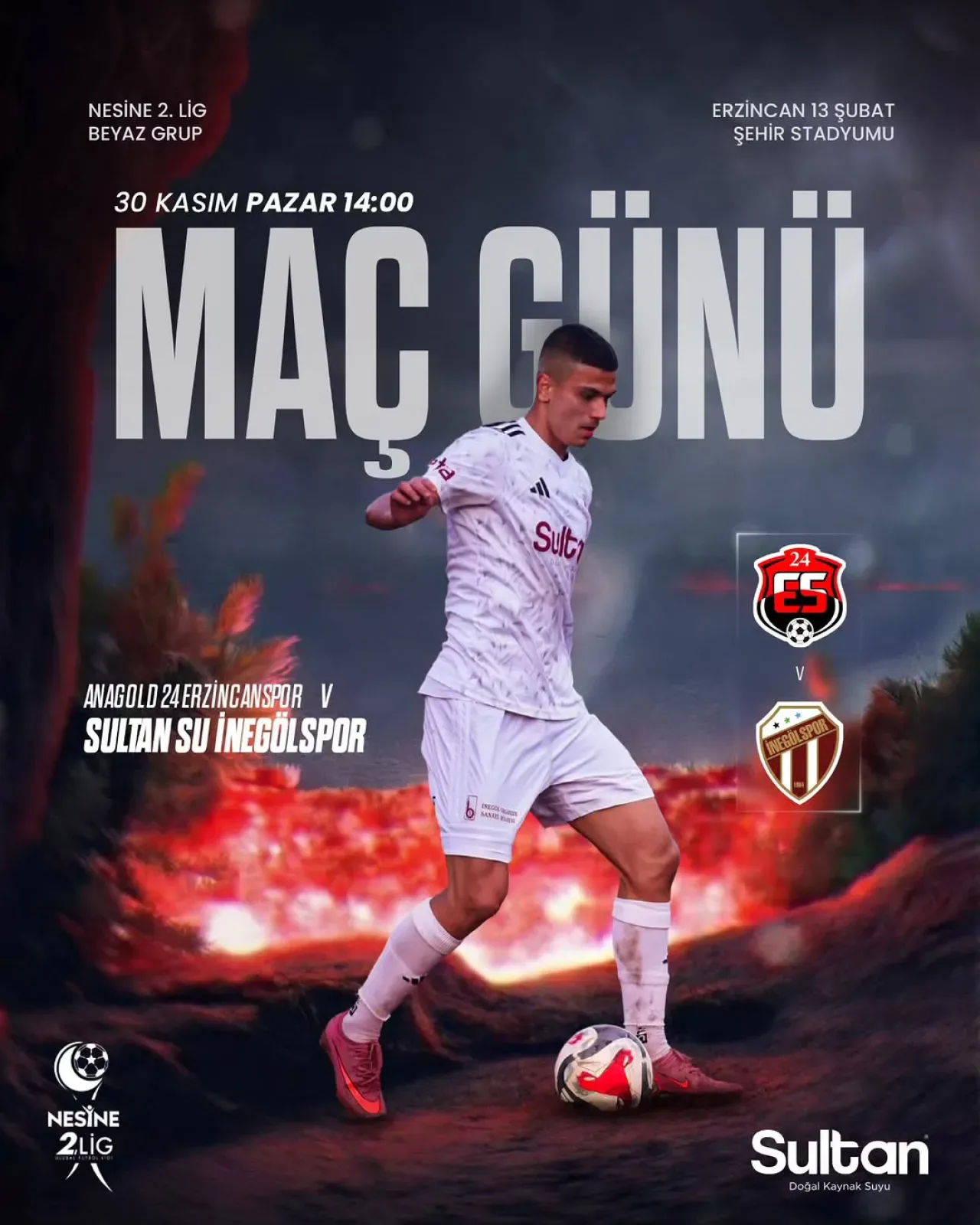 İnegölspor, Erzincanspor deplasmanında zorlu maça hazır İnegölspor, Erzincanspor deplasmanında zorlu maça hazır