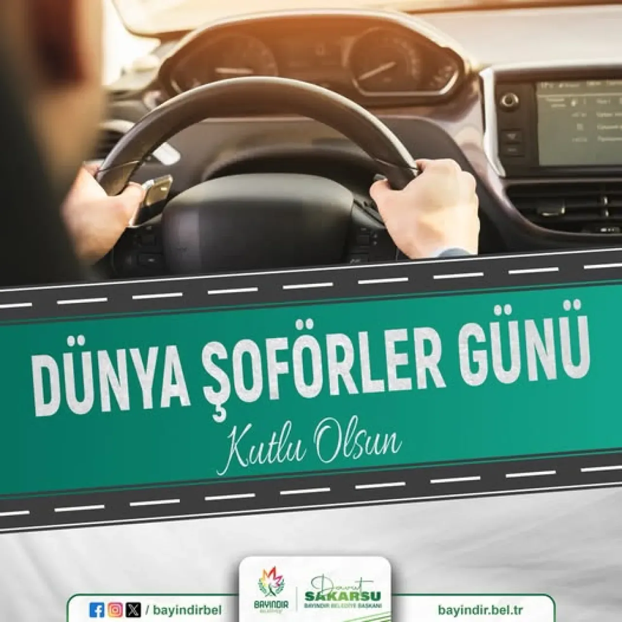 Bayındır Belediye Başkanı Sakarsu, Dünya Şoförler Günü'nü Kutladı Bayındır Belediye Başkanı Sakarsu, Dünya Şoförler Günü'nü Kutladı