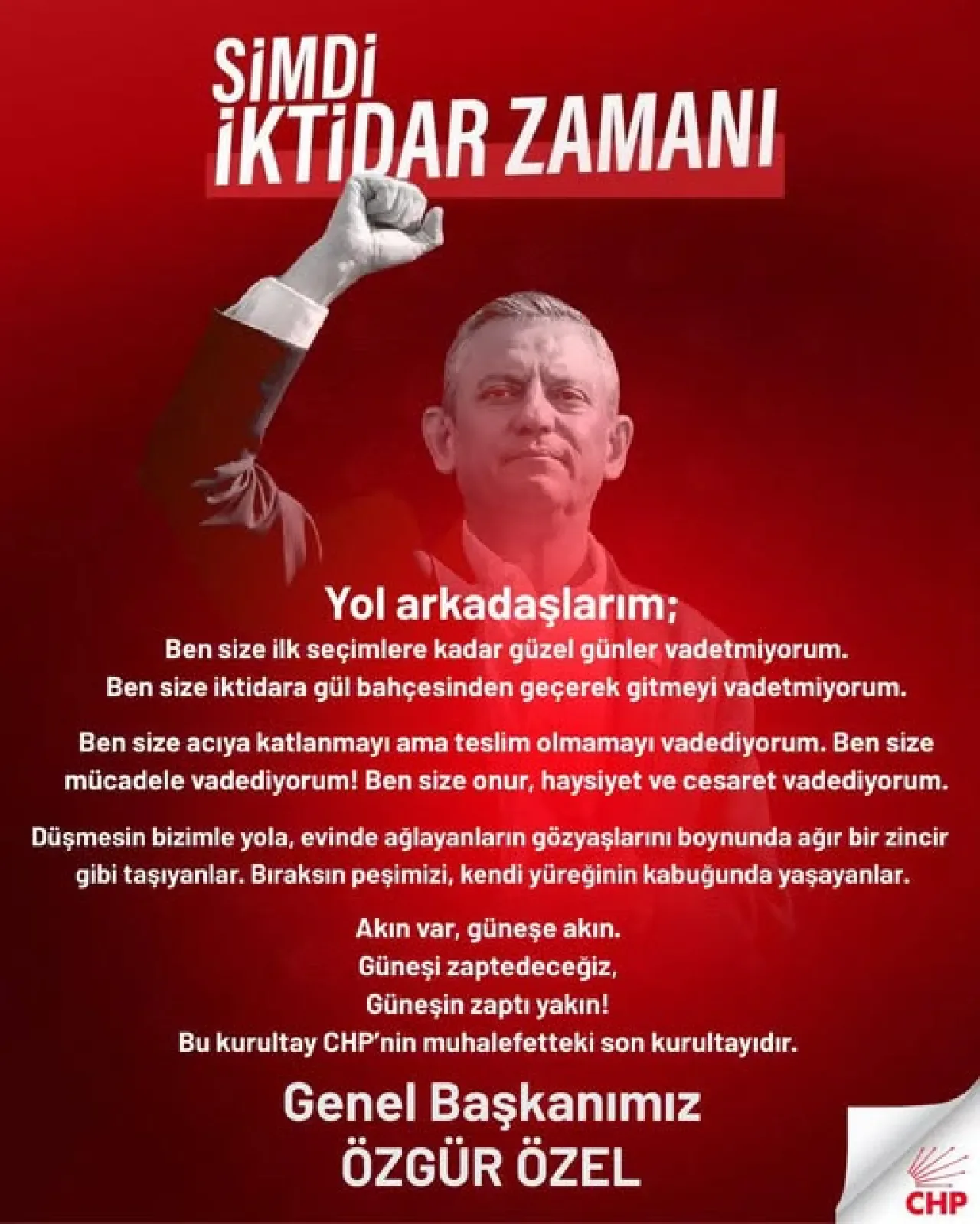 CHP Etimesgut İlçe Başkanlığı'ndan "Şimdi İktidar Zamanı" Vurgusu CHP Etimesgut İlçe Başkanlığı'ndan "Şimdi İktidar Zamanı" Vurgusu