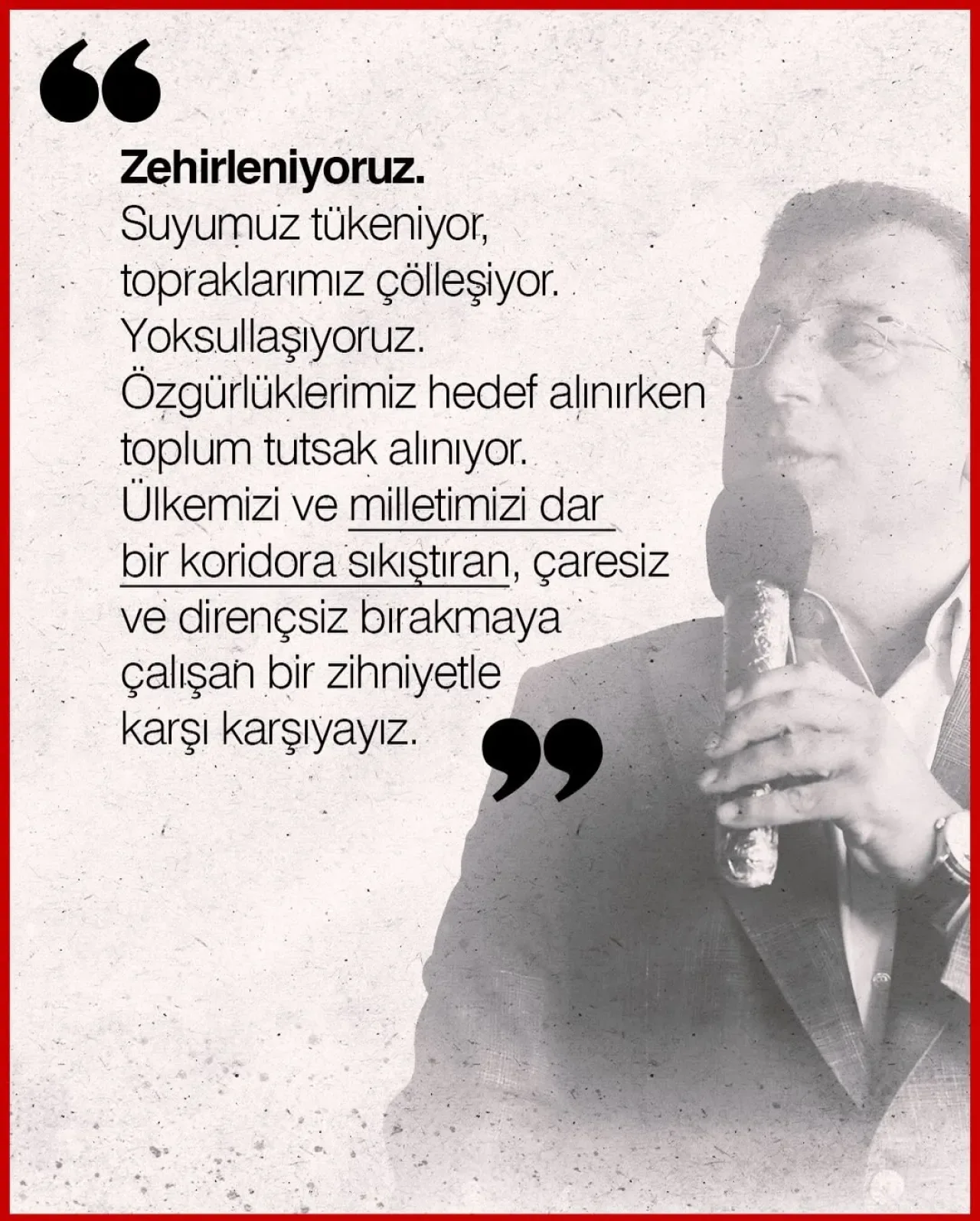 Ekrem İmamoğlu: "Türkiye Zor Bir Dönemden Geçiyor, Değişim Zamanı" Ekrem İmamoğlu: "Türkiye Zor Bir Dönemden Geçiyor, Değişim Zamanı"