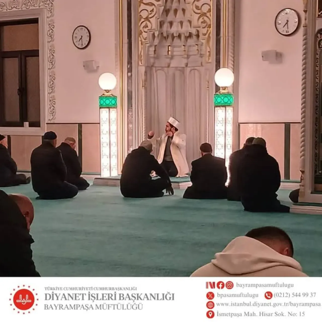Bayrampaşa'da Sabah Namazında "Ahirete İman" Sohbeti Bayrampaşa'da Sabah Namazında "Ahirete İman" Sohbeti