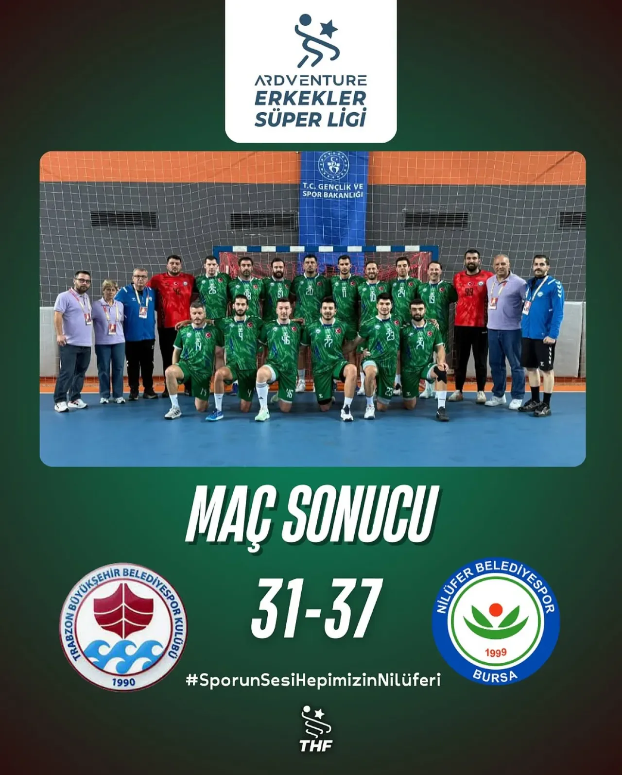 Nilüfer Belediyespor, Trabzon'dan Galibiyetle Döndü Nilüfer Belediyespor, Trabzon'dan Galibiyetle Döndü