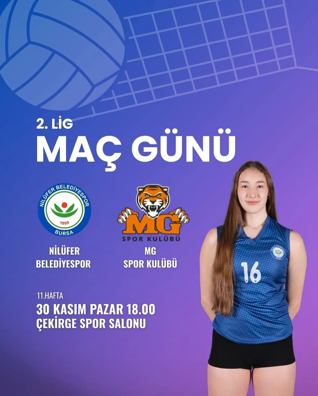 Nilüfer Belediyespor, Bugün Çekirge'de Sahaya Çıkıyor Nilüfer Belediyespor, Bugün Çekirge'de Sahaya Çıkıyor