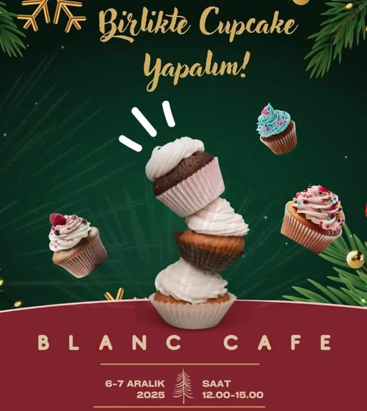 Adalar'da Blanc Cafe ile Kolay Cupcake Atölyesi Adalar'da Blanc Cafe ile Kolay Cupcake Atölyesi