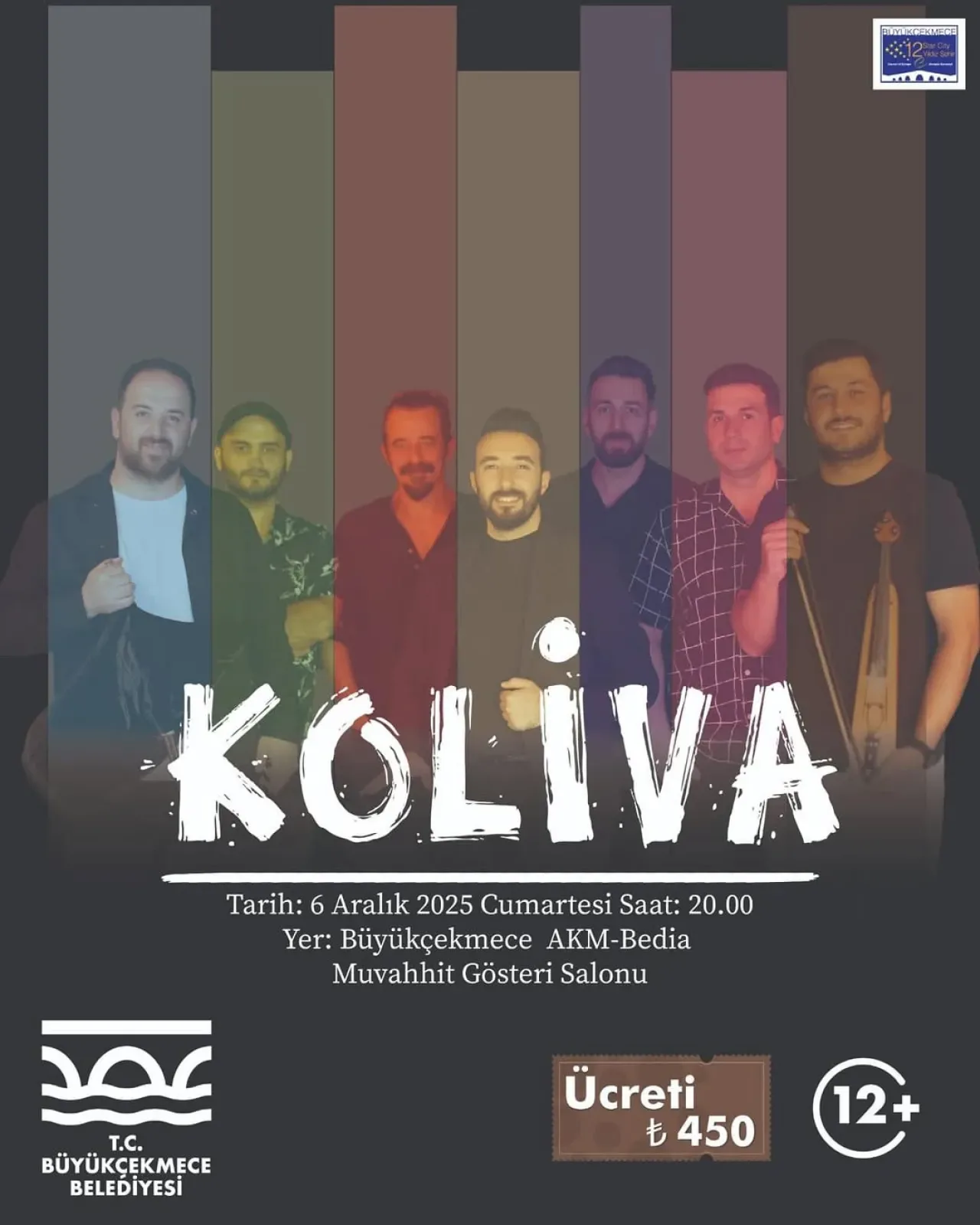 Koliva Müzik Grubu, Büyükçekmece'de Unutulmaz Bir Karadeniz Konseri Verecek Koliva Müzik Grubu, Büyükçekmece'de Unutulmaz Bir Karadeniz Konseri Verecek