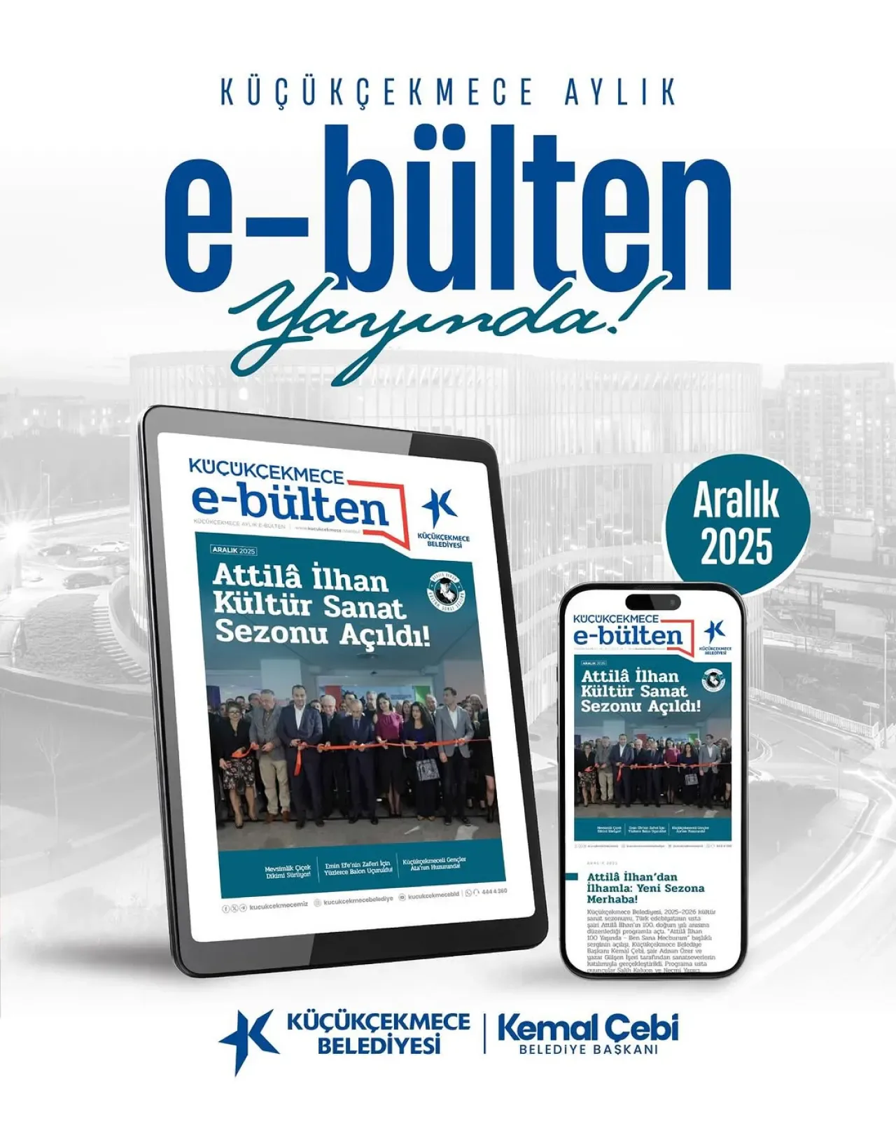 Küçükçekmece Belediyesi Aralık Ayı E-Bülteni Yayınlandı Küçükçekmece Belediyesi Aralık Ayı E-Bülteni Yayınlandı