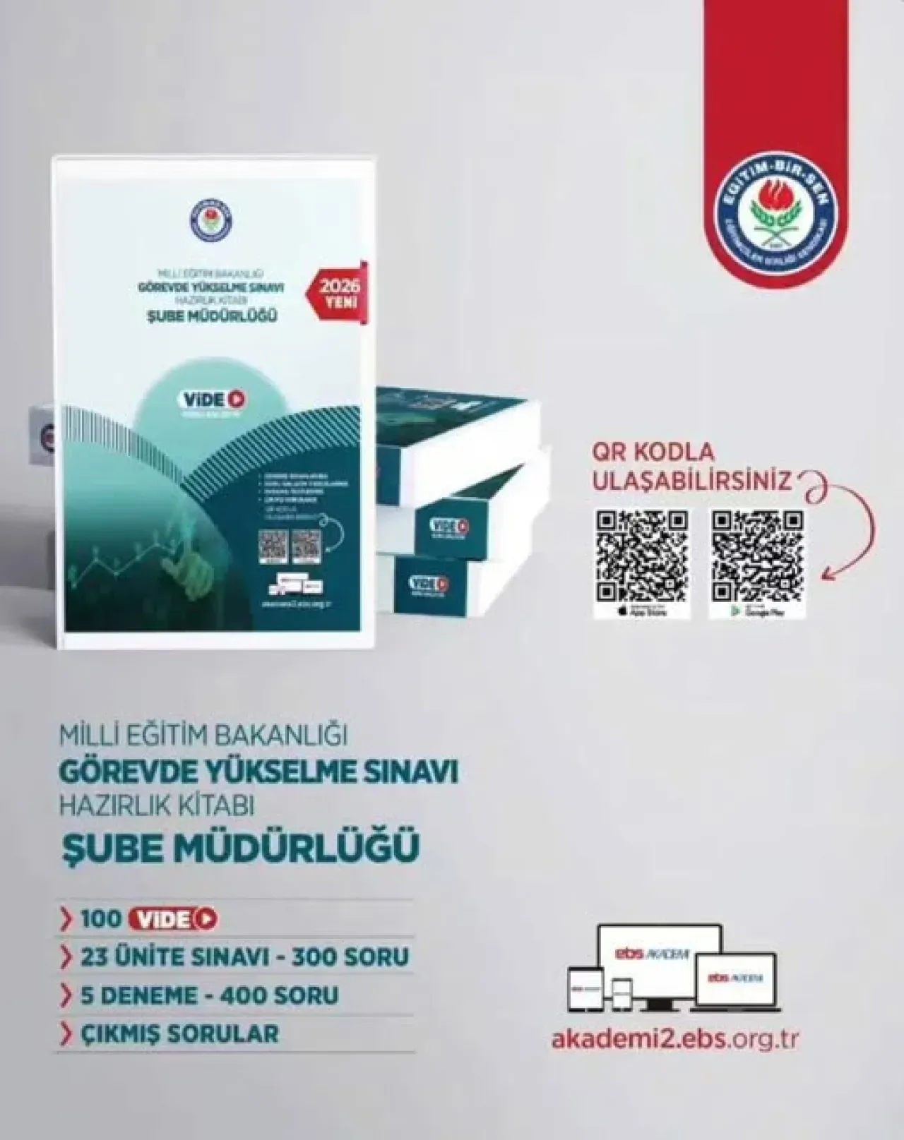 Eğitim-Bir-Sen'den Görevde Yükselme Sınavına Özel Hazırlık Kitabı Eğitim-Bir-Sen'den Görevde Yükselme Sınavına Özel Hazırlık Kitabı