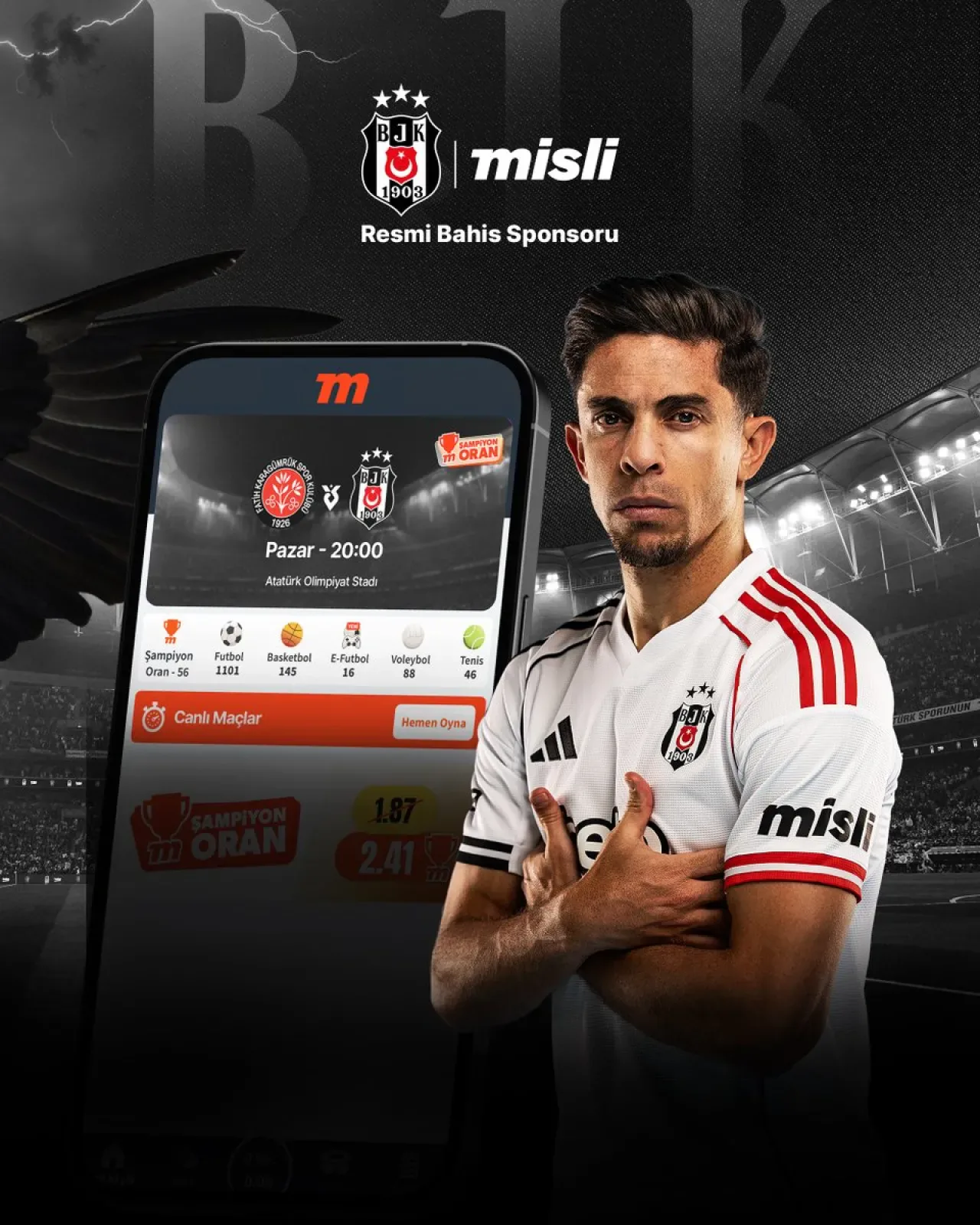 Beşiktaş, Fatih Karagümrük Maçında Galibiyet İçin Sahada Beşiktaş, Fatih Karagümrük Maçında Galibiyet İçin Sahada