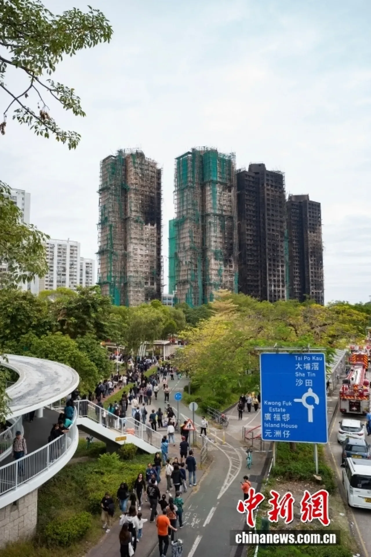 Hong Kong'da Yangın Kurbanları Anısına Anma Töreni Düzenlendi Hong Kong'da Yangın Kurbanları Anısına Anma Töreni Düzenlendi