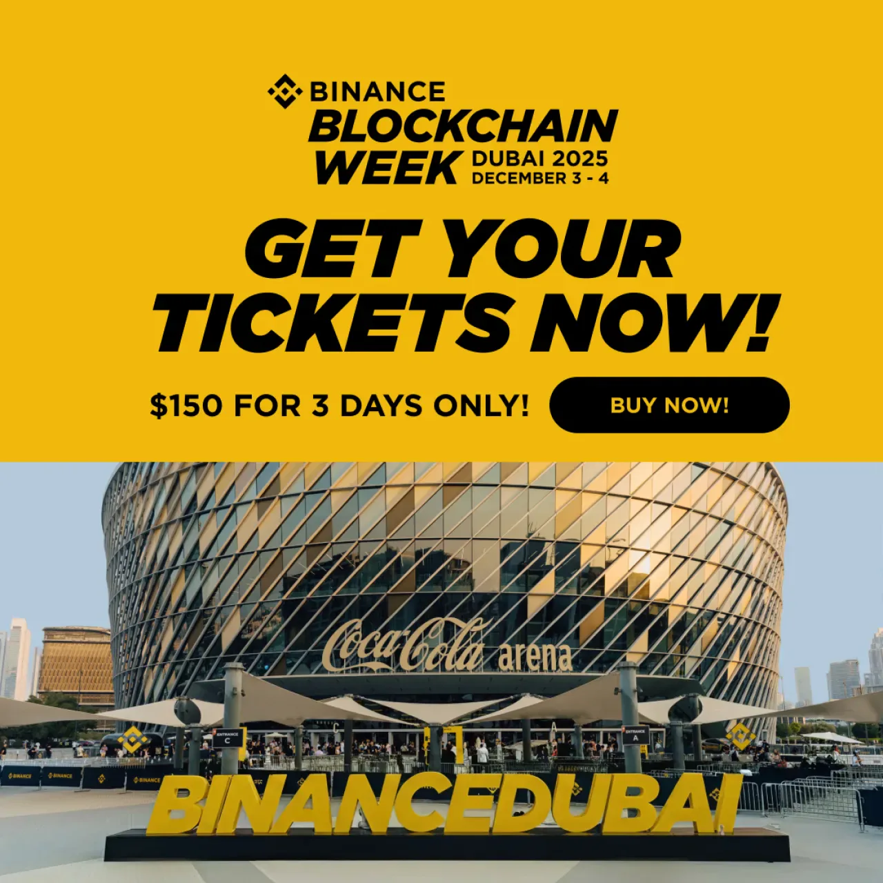 Binance Blockchain Week İçin Son Günler: Bilet Fırsatı Yakalanıyor Binance Blockchain Week İçin Son Günler: Bilet Fırsatı Yakalanıyor