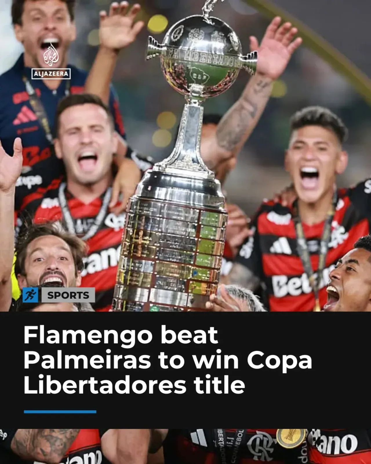 Flamengo, Palmeiras'ı 1-0 Yenerek Copa Libertadores'u Kazandı Flamengo, Palmeiras'ı 1-0 Yenerek Copa Libertadores'u Kazandı