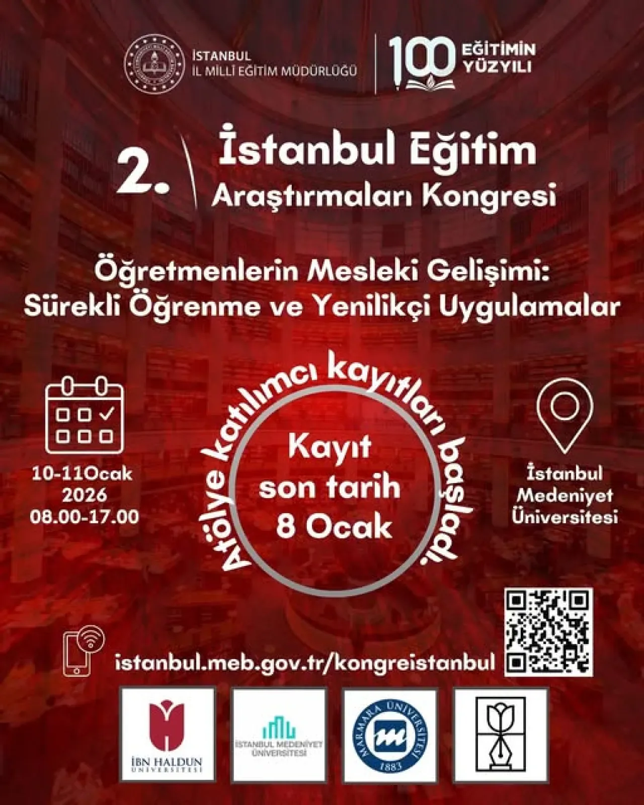 İstanbul'da Öğretmenler İçin Mesleki Gelişim Atölyeleri Başvuruları Başladı İstanbul'da Öğretmenler İçin Mesleki Gelişim Atölyeleri Başvuruları Başladı