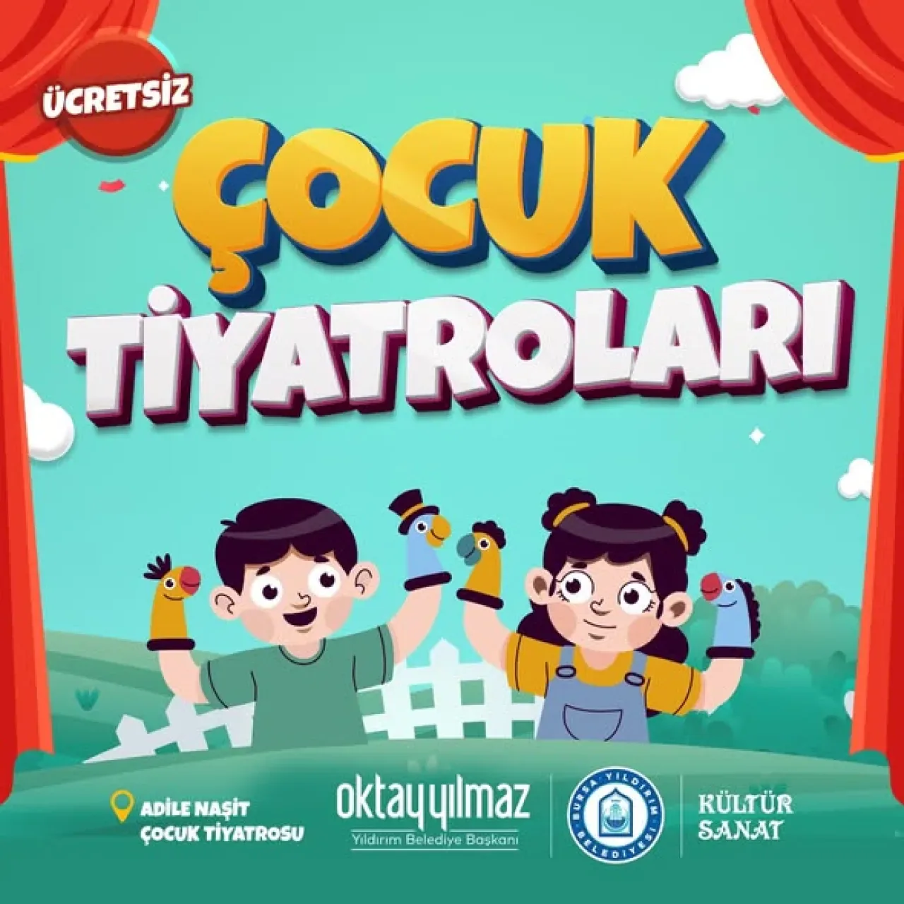 Yıldırım Belediyesi Aralık Ayında Çocukları Masalsı Bir Tiyatro Şölenine Davet Ediyor Yıldırım Belediyesi Aralık Ayında Çocukları Masalsı Bir Tiyatro Şölenine Davet Ediyor