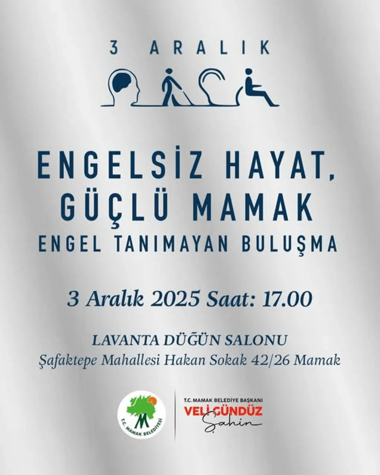 Mamak Belediyesi 3 Aralık Dünya Engelliler Günü'nde Farkındalık ve Dayanışma Vurgusu Yaptı Mamak Belediyesi 3 Aralık Dünya Engelliler Günü'nde Farkındalık ve Dayanışma Vurgusu Yaptı
