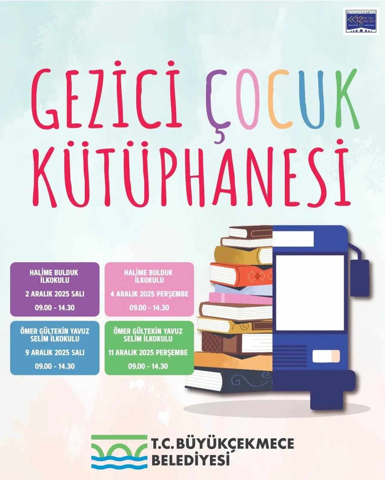 Büyükçekmece Belediyesi Gezici Çocuk Kütüphanesi ile Minik Okurlara Ulaşıyor Büyükçekmece Belediyesi Gezici Çocuk Kütüphanesi ile Minik Okurlara Ulaşıyor
